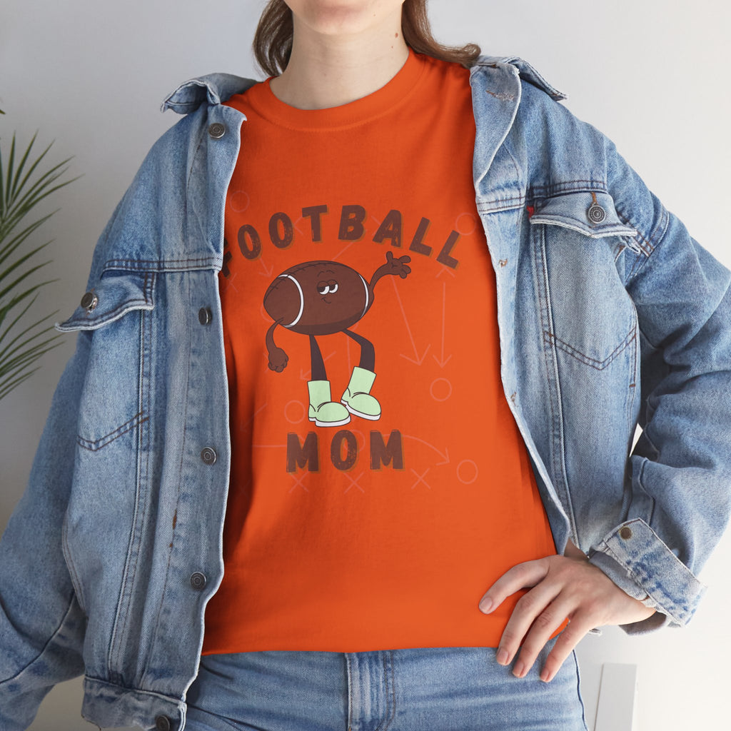 Football Mom graphic Unisex Heavy Cotton Tee