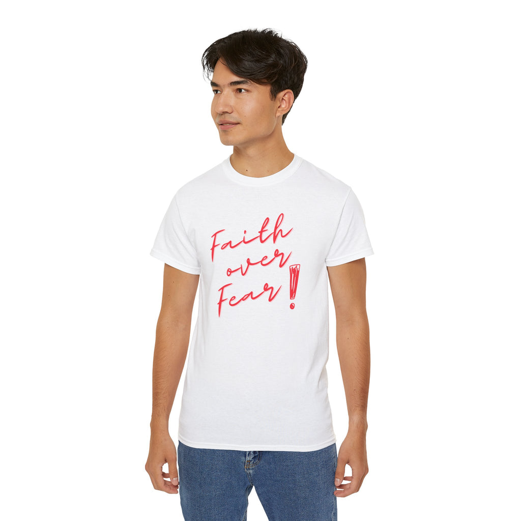 Faith Over Fear T‑Shirt — Inspirational Christian Tee