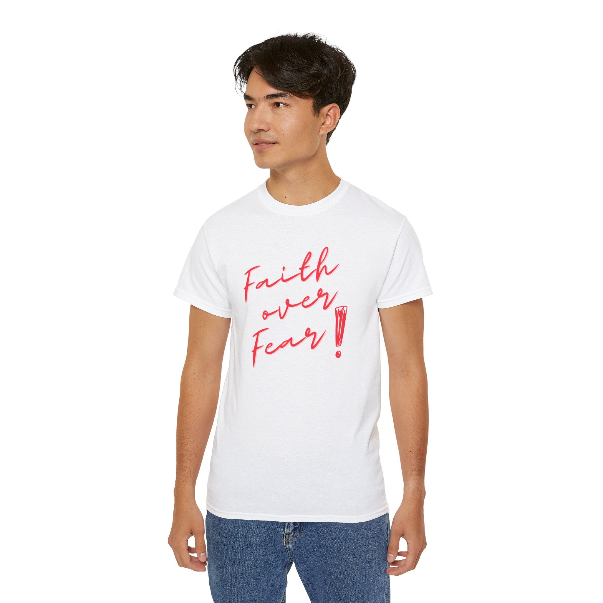 Faith Over Fear T‑Shirt — Inspirational Christian Tee