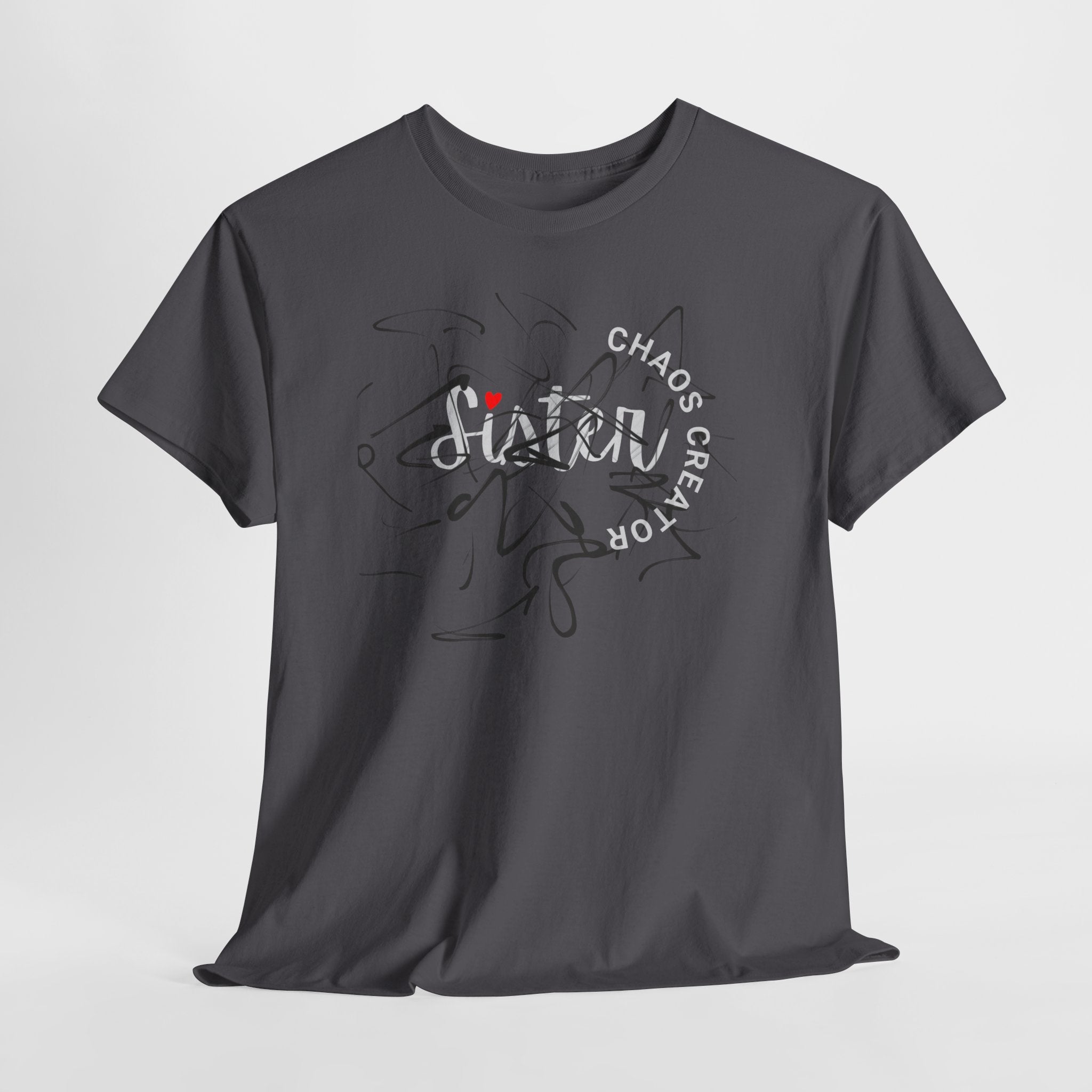Sister Tee — 'Chaos Creator' Lightweight Sister Graphic T-Shirt