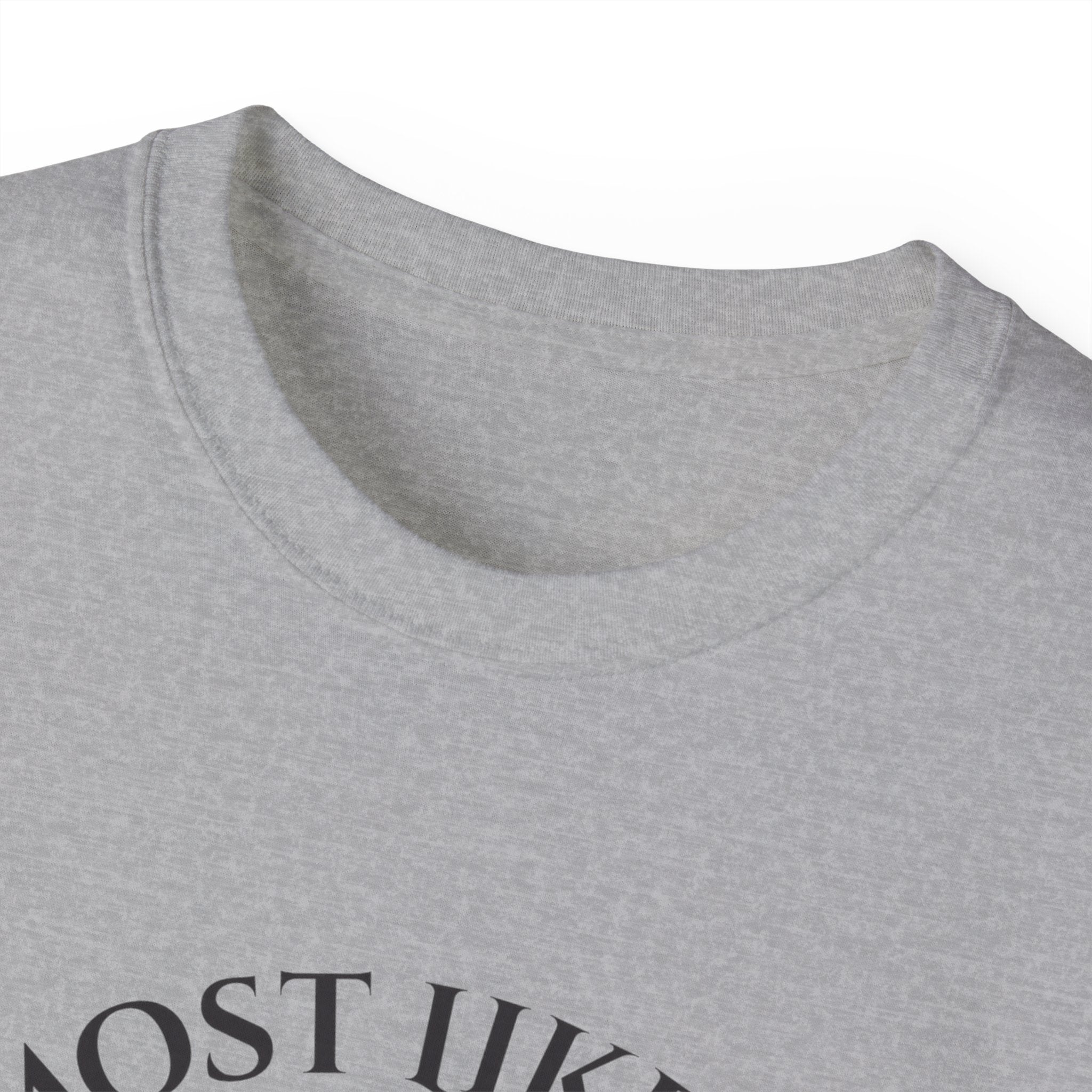 Playful Holiday Tee: Most Likely to Flirt with Santa, Unisex Cotton T-Shirt, Christmas Gift, Festive Humor Shirt, Winter Party Wear, [...]