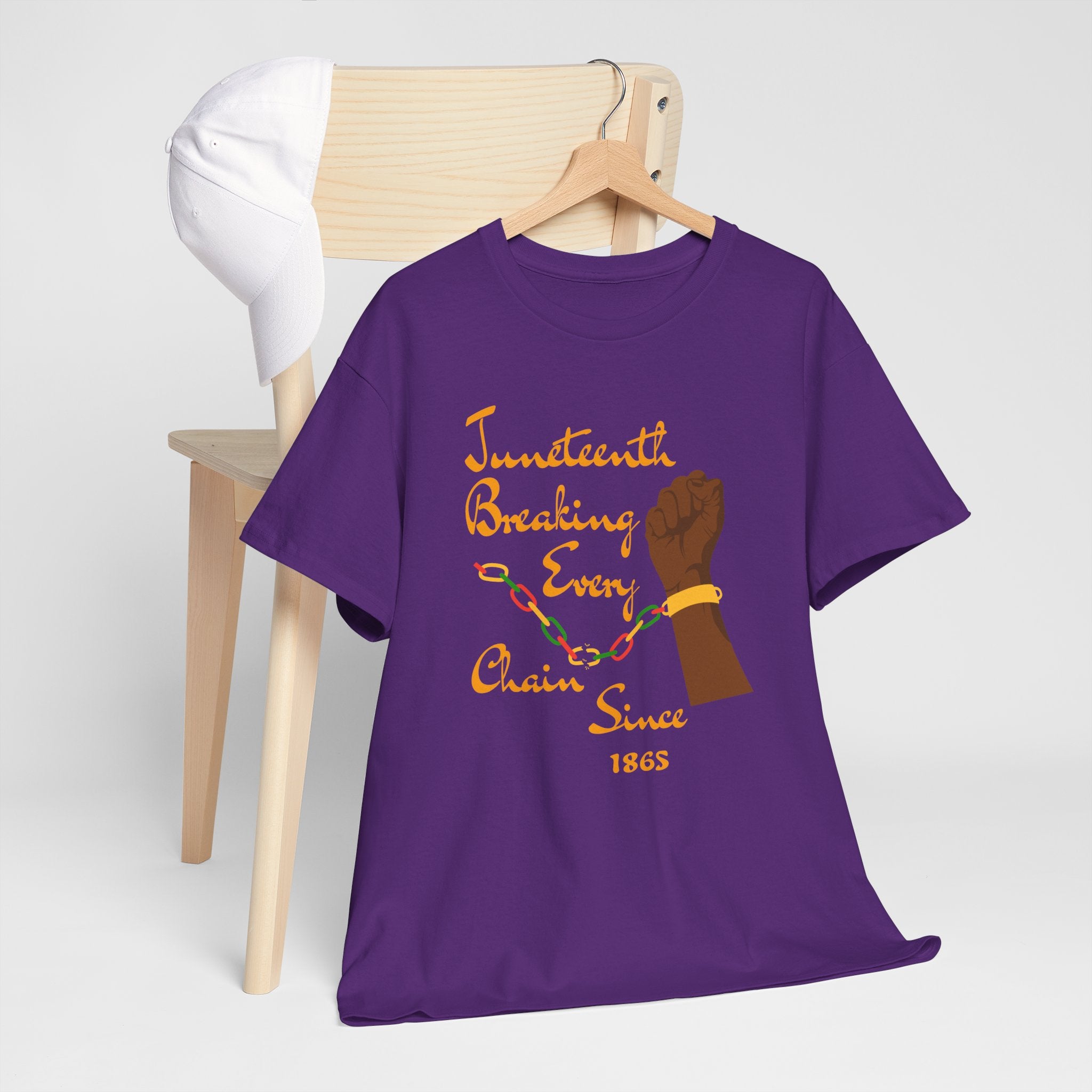 Juneteenth Freedom Tee — "Breaking Every Chain Since 1865"