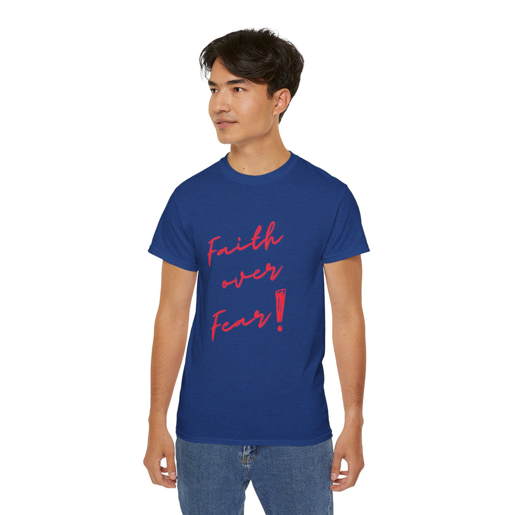 Faith Over Fear T‑Shirt — Inspirational Christian Tee