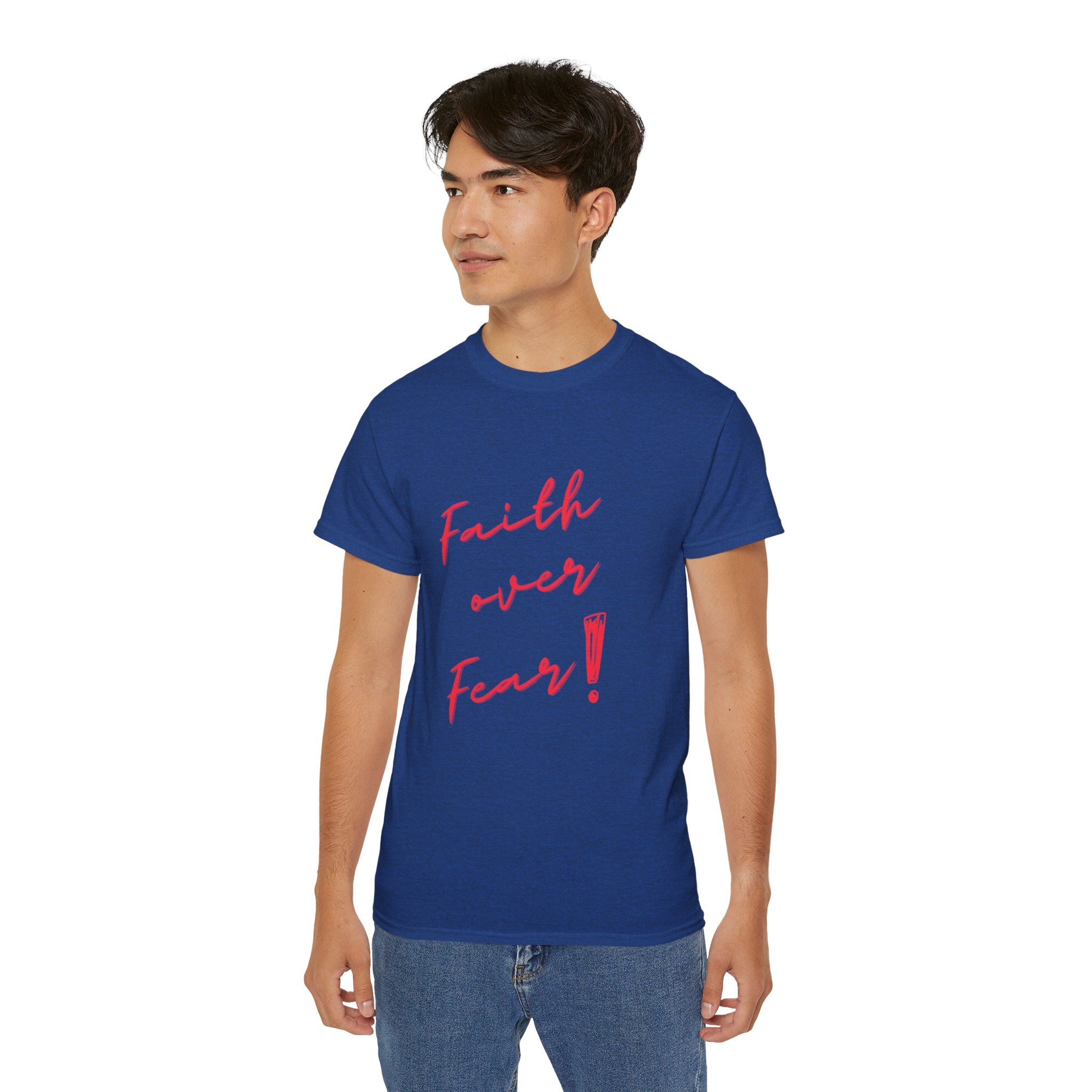 Faith Over Fear T‑Shirt — Inspirational Christian Tee