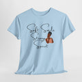 Soft Smile Strong Spirit Tee — Minimal Line Art Inspirational T-Shirt