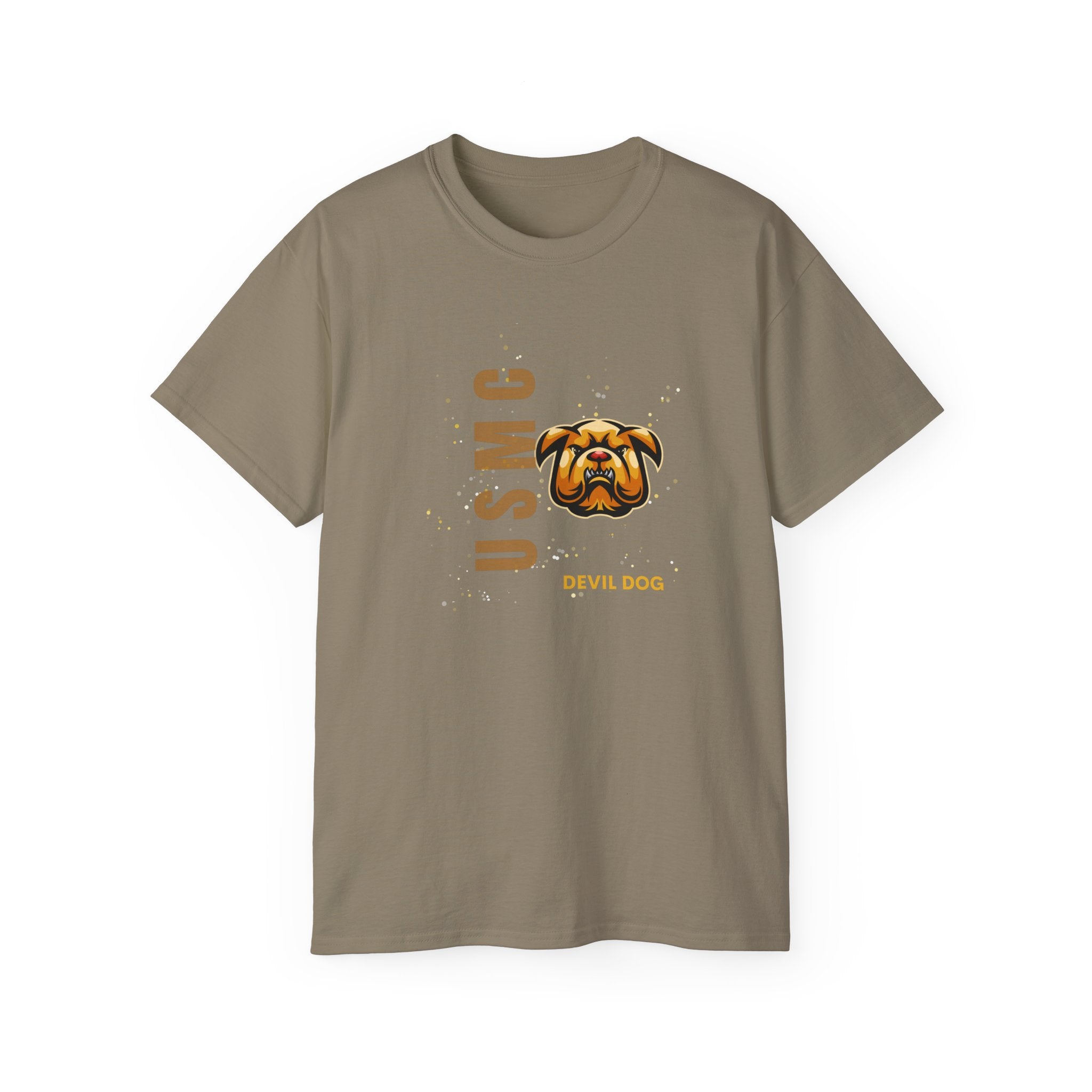 USMC Jarhead Bulldog T‑Shirt — Marine Corps Vertical Logo Tee