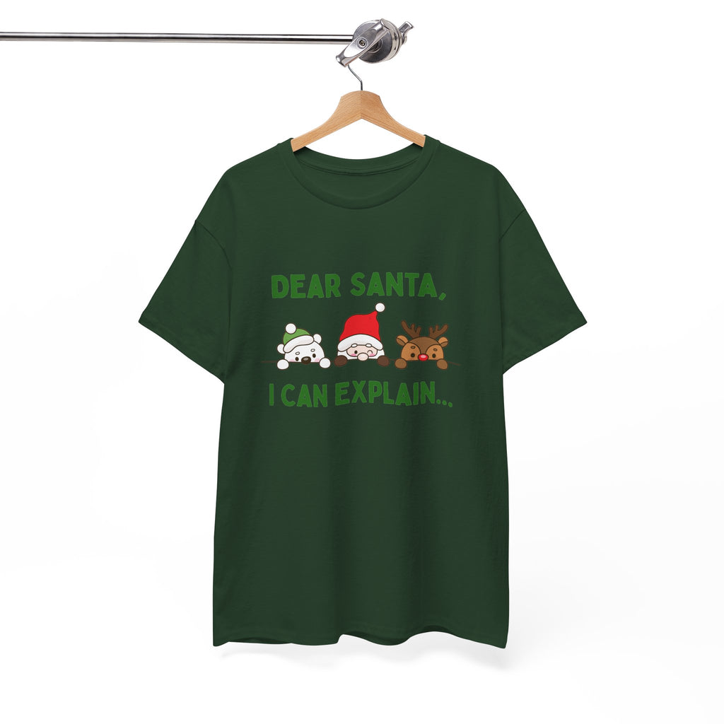 Dear Santa I Can Explain Christmas T-Shirt