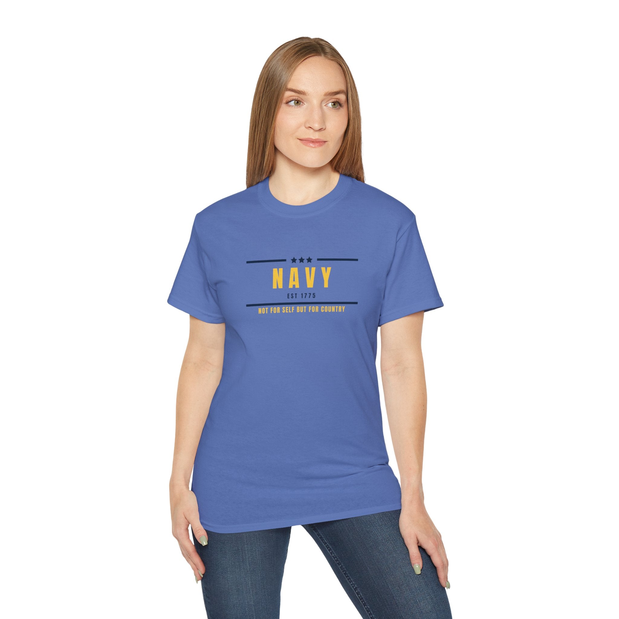 Navy Est. 1775 Military Graphic Tee — Veteran & Navy Support Shirt