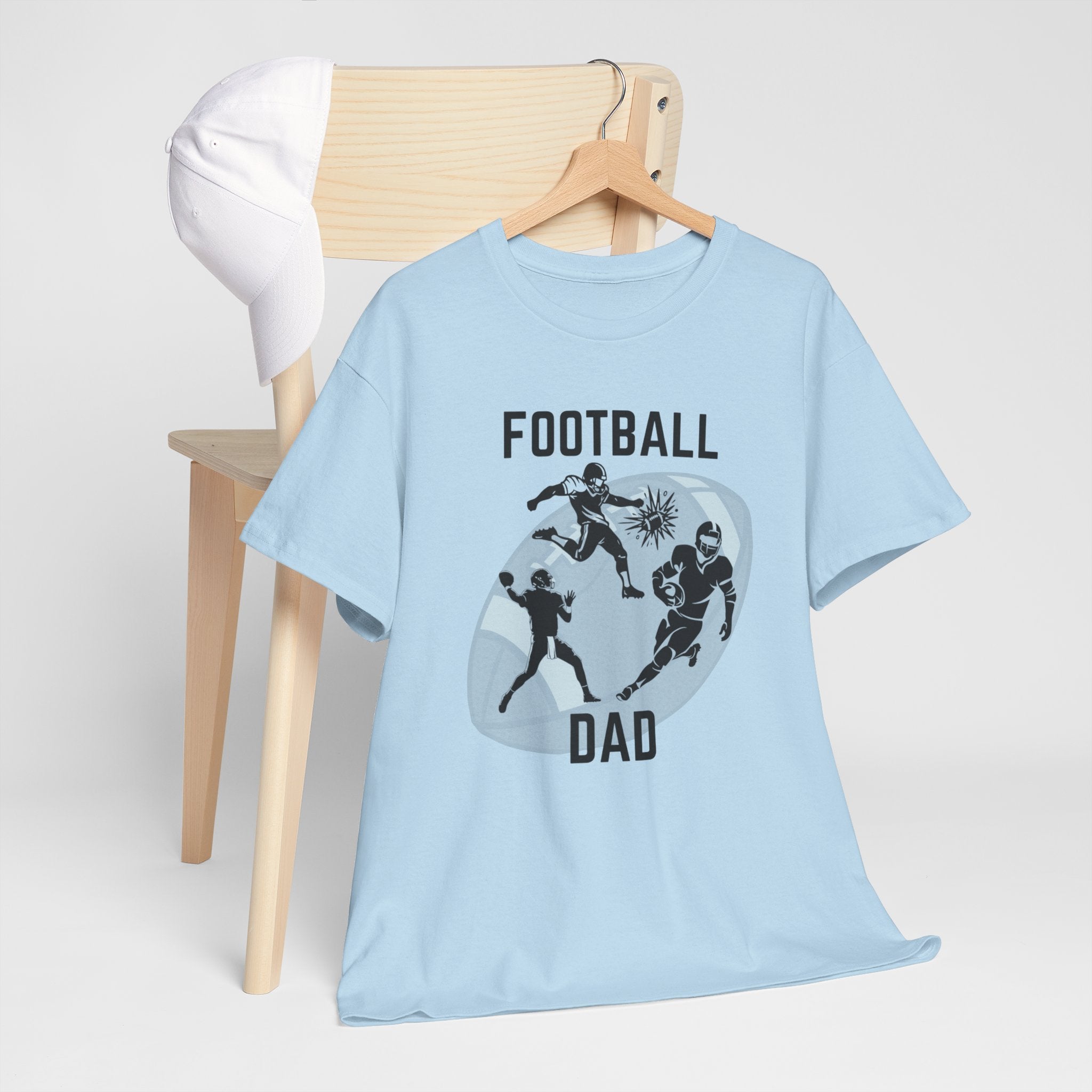 Football Dad T-Shirt – Proud Sideline Tee for Dad