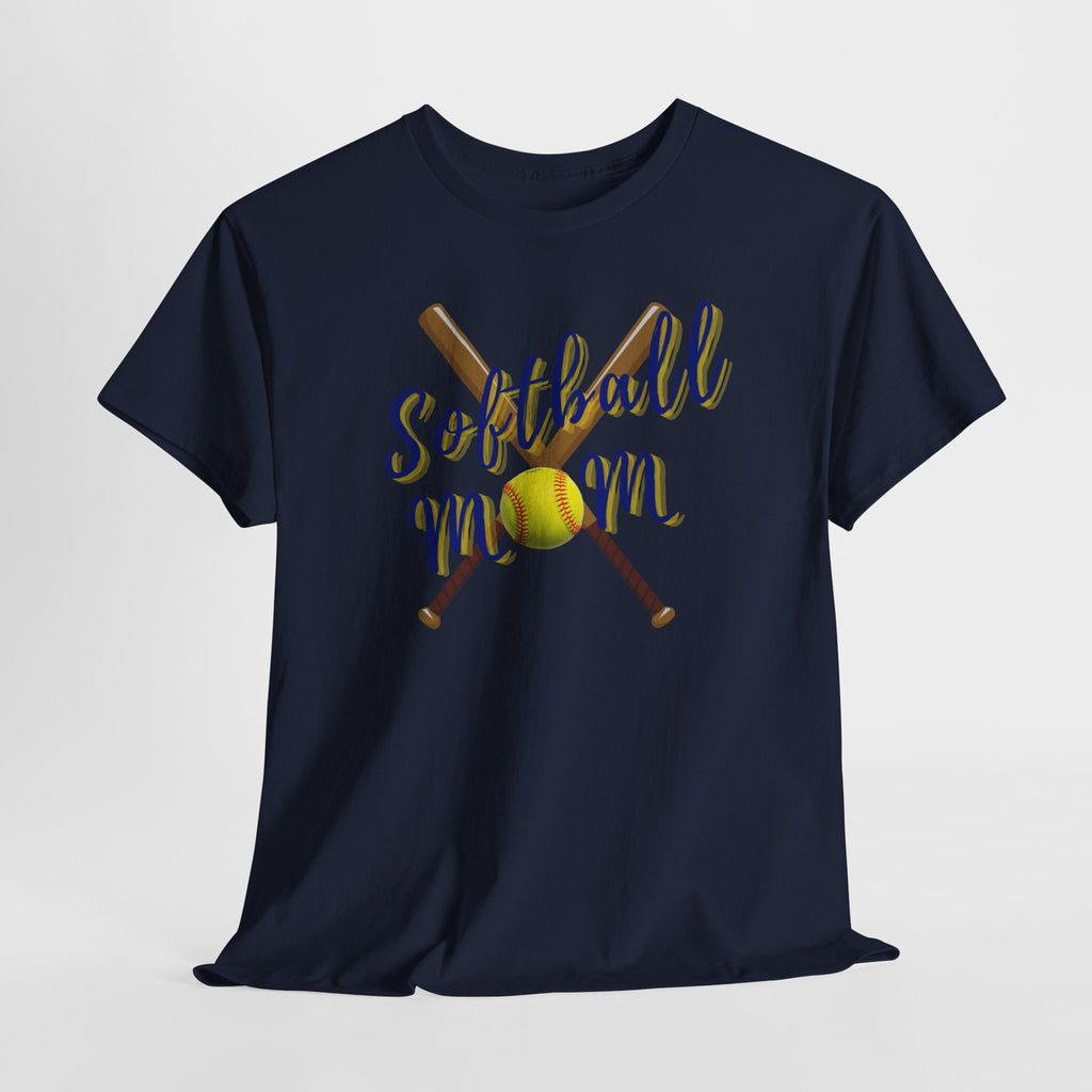 Softball Mom T-Shirt — Bat & Ball Graphic Tee