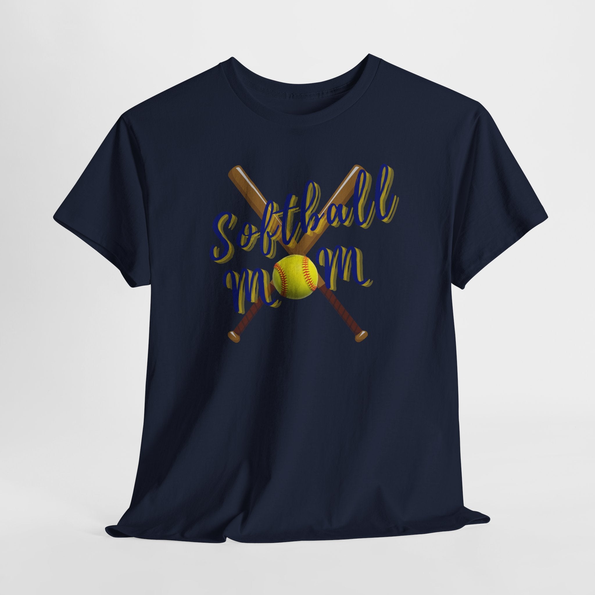 Softball Mom T-Shirt — Bat & Ball Graphic Tee