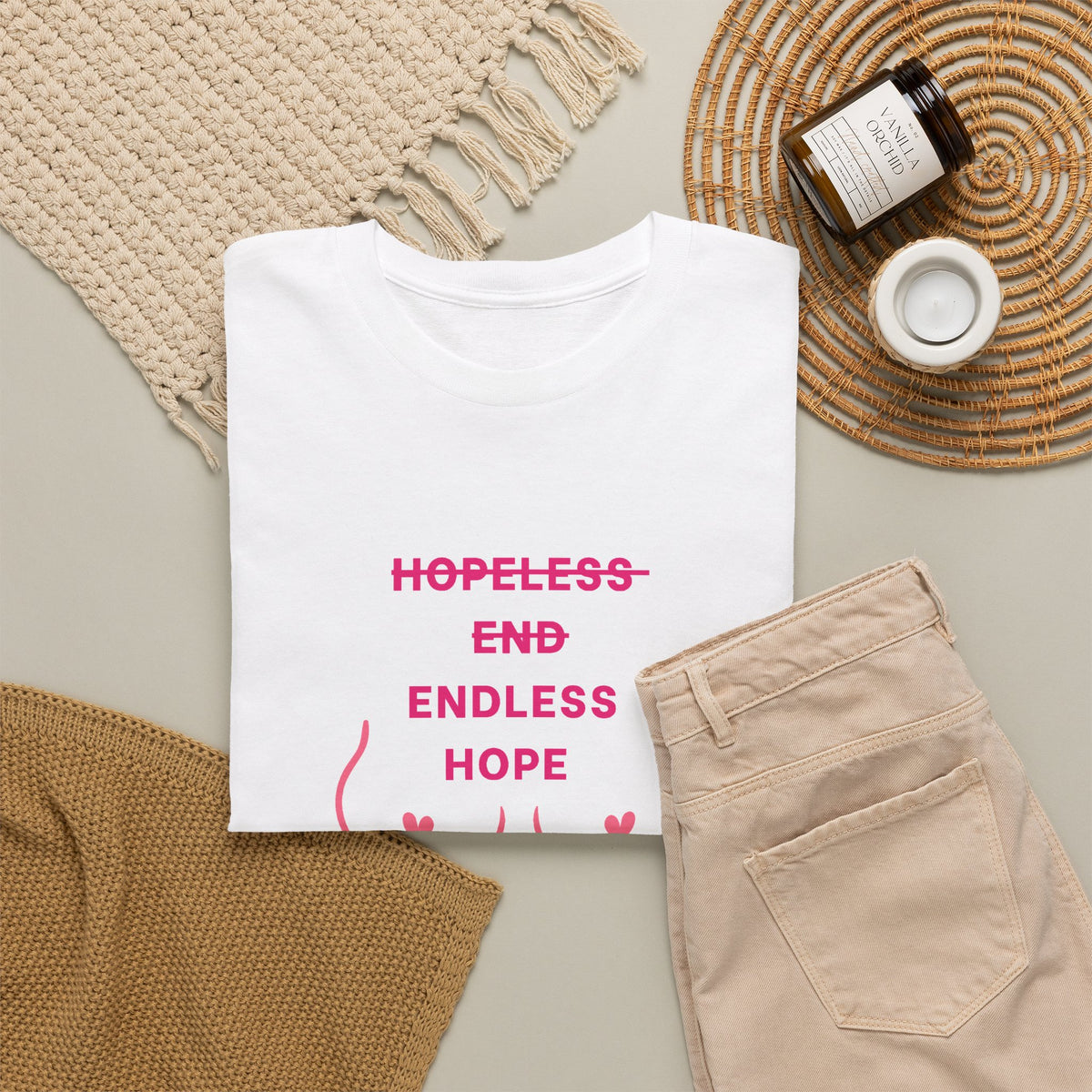 Endless Hope Breast Cancer Support T-Shirt