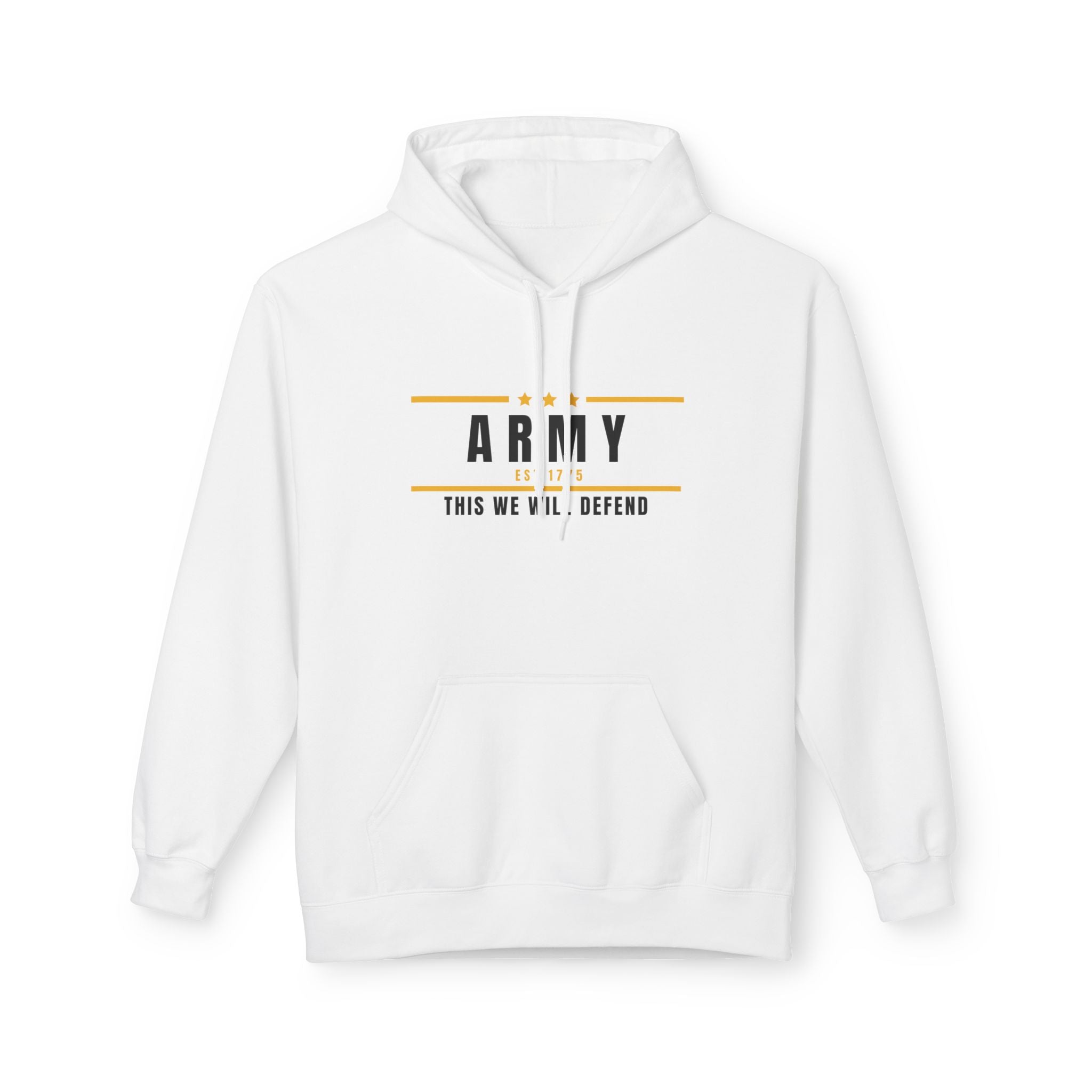 Army Hoodie — "This We Will Defend" Military Tribute Pullover