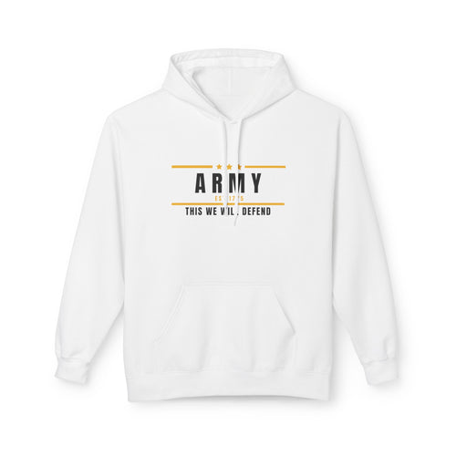 Army Hoodie — "This We Will Defend" Military Tribute Pullover