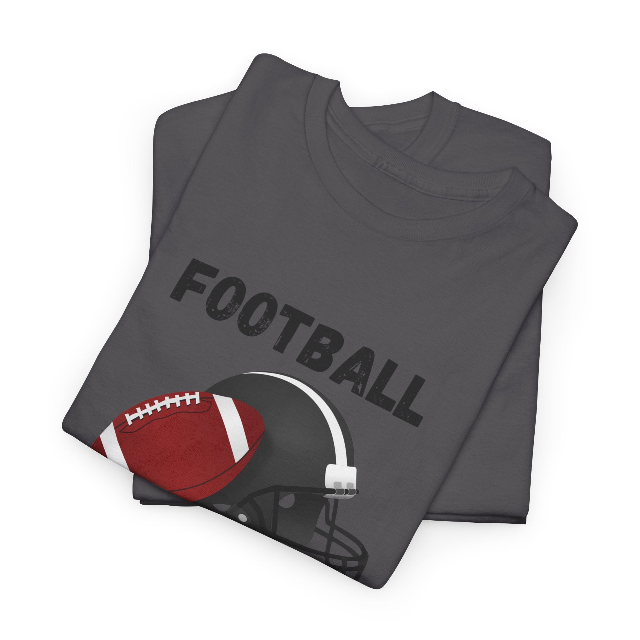 Football Dad T-Shirt — Classic Football & Helmet Tee for Proud Dads