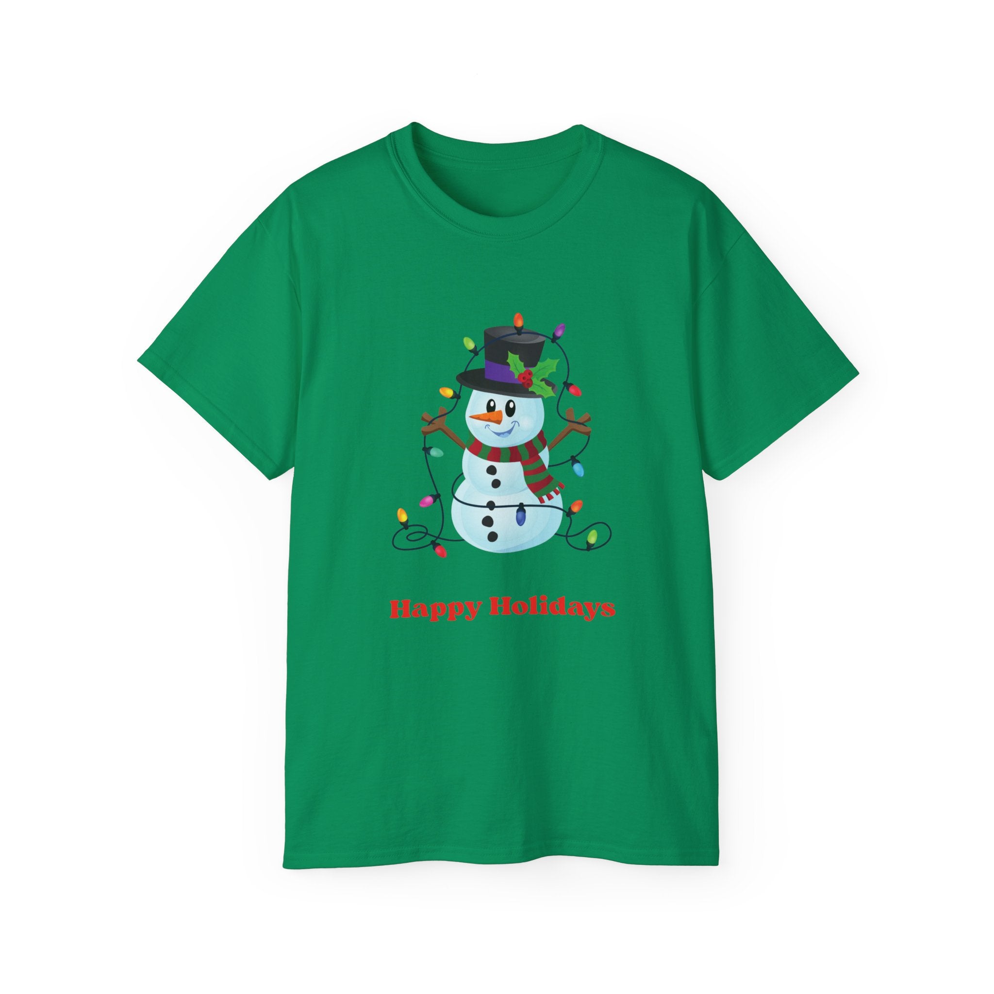 Happy Holidays Snowman Tee
