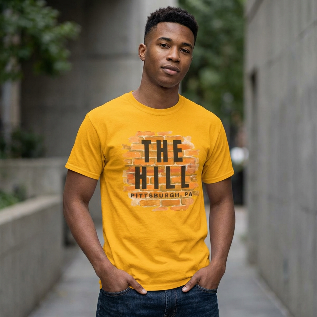 The Hill Pittsburgh Brick Wall Graphic Tee