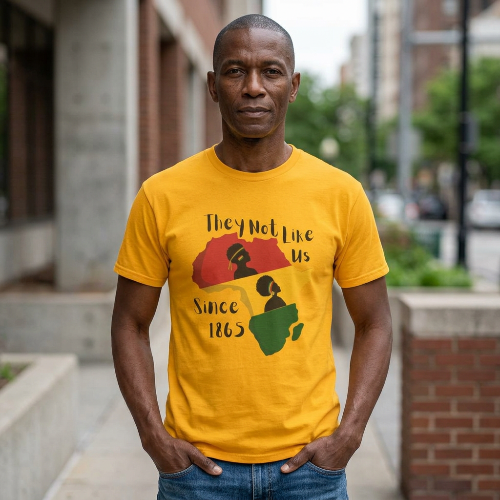Juneteenth Africa T-Shirt — 'They Not Like Black' Black Culture Tee