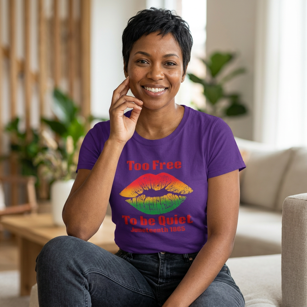 Juneteenth 'Too Free To Be Quiet' Bold T-Shirt