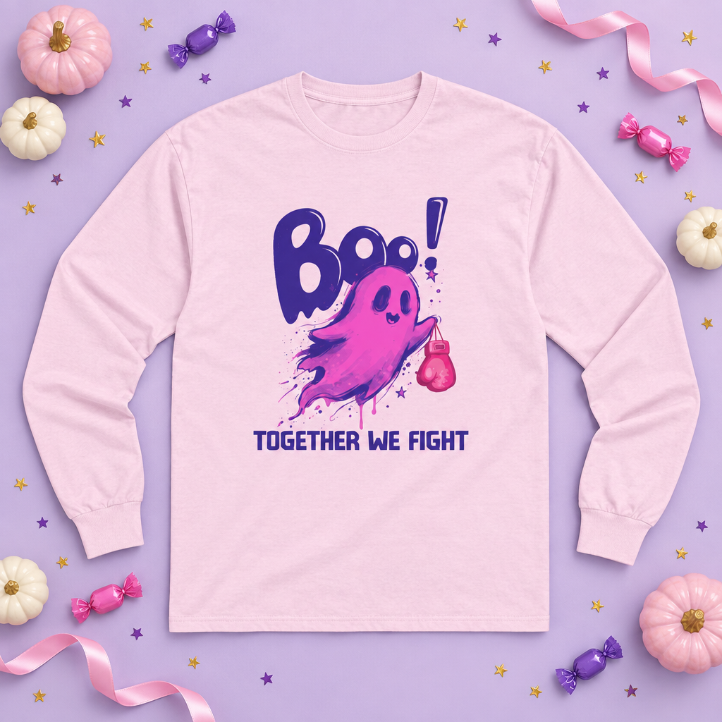 Boo! Together We Fight Long Sleeve Tee