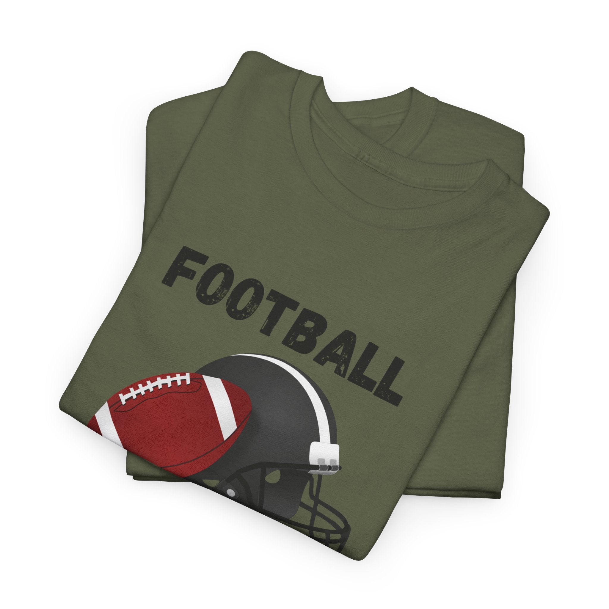 Football Dad T-Shirt — Classic Football & Helmet Tee for Proud Dads
