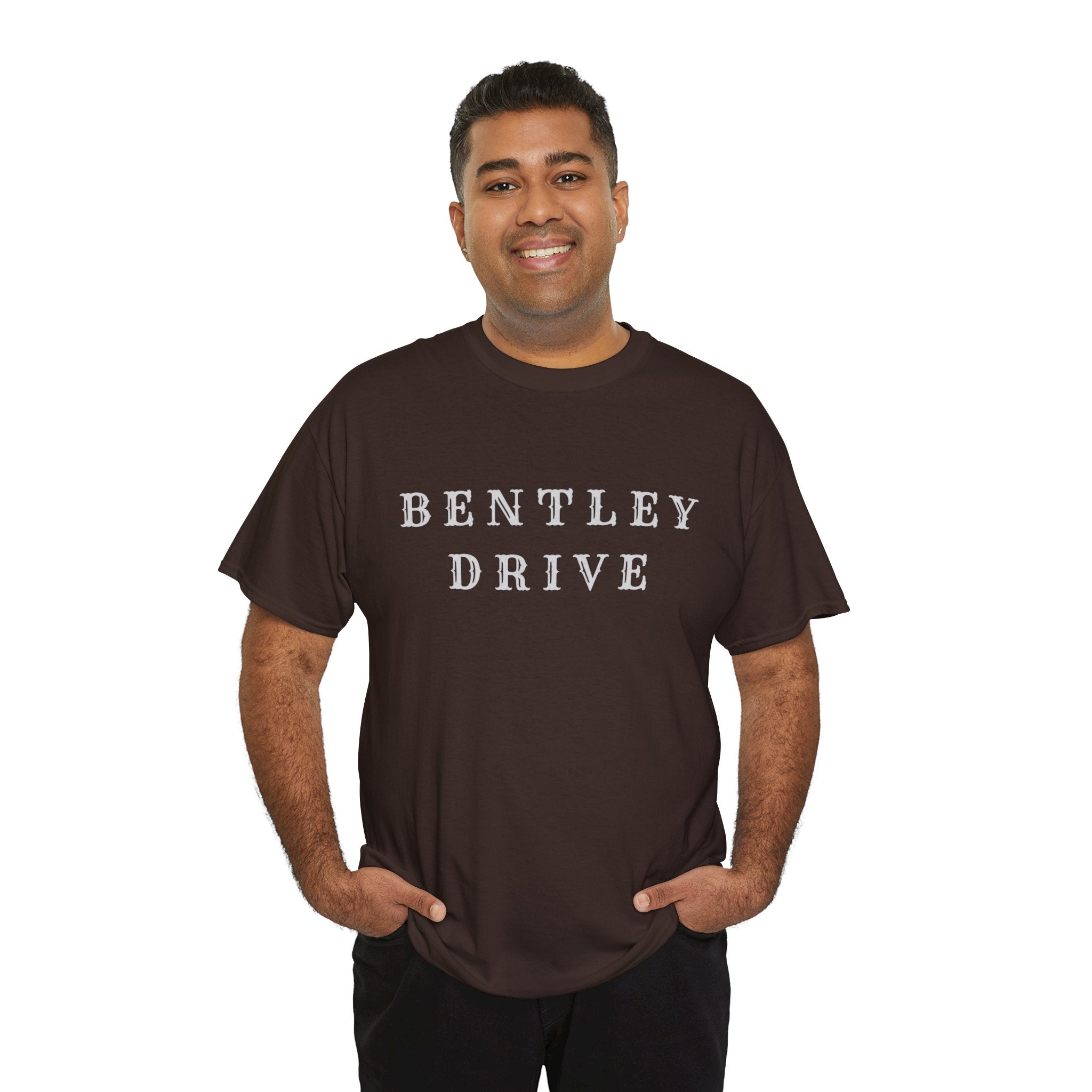 Bentley Drive Tee — Classic Vintage Lettering T-Shirt
