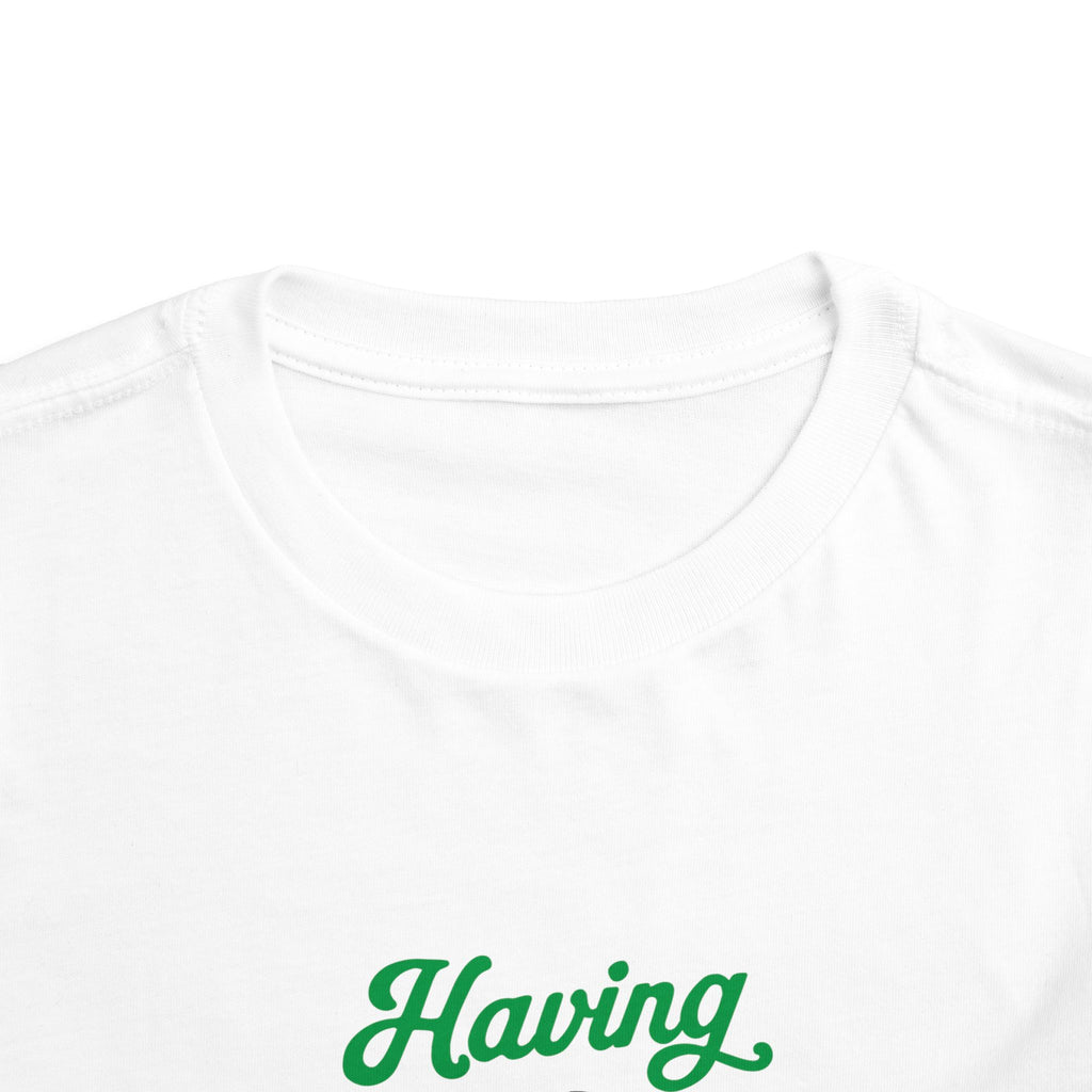Having a Meltdown Snowman Christmas Toddler Short Sleeve Tee