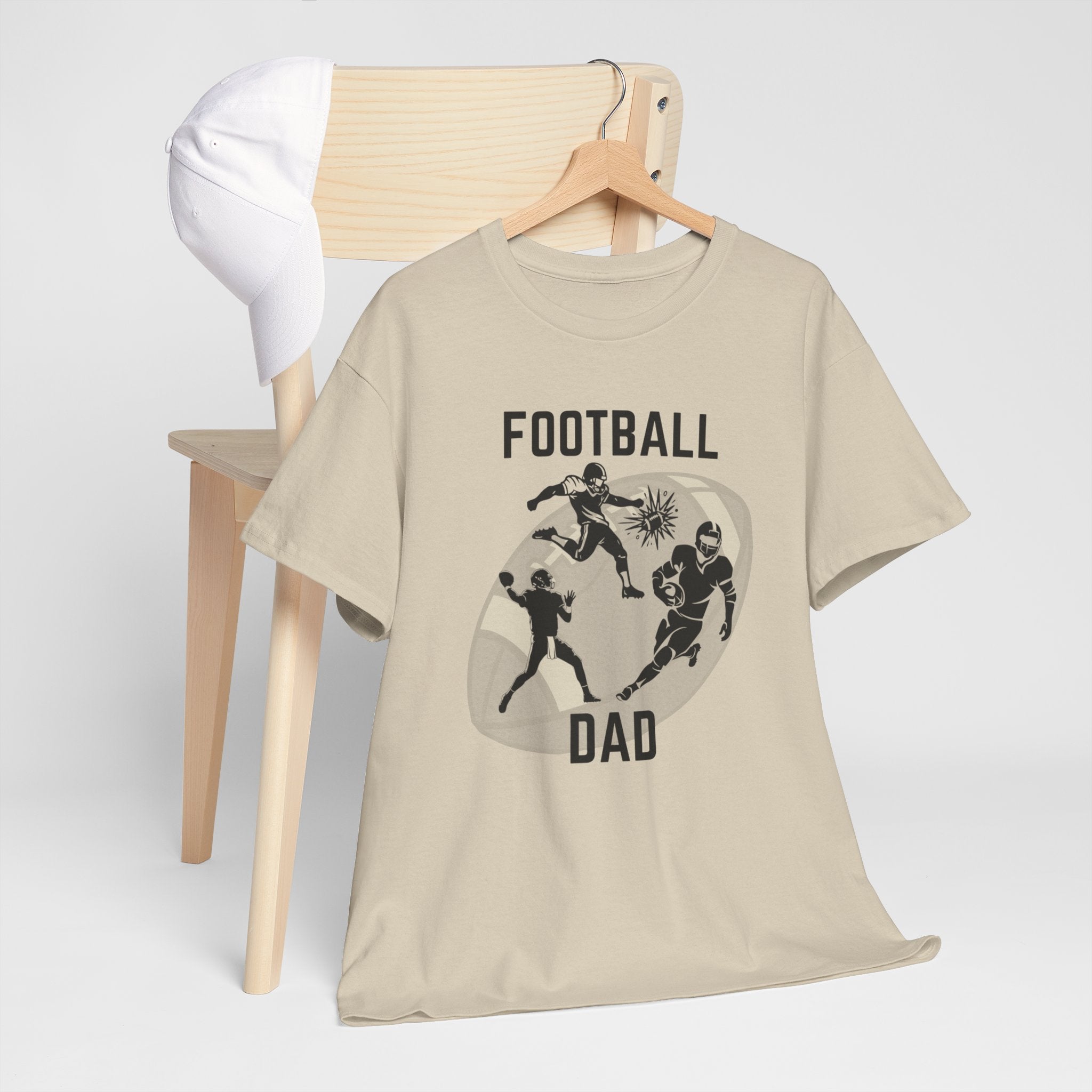 Football Dad T-Shirt – Proud Sideline Tee for Dad