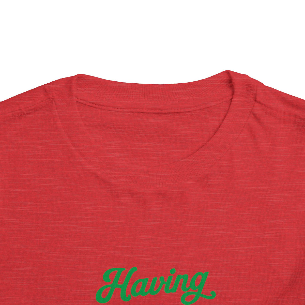 Having a Meltdown Snowman Christmas Toddler Short Sleeve Tee