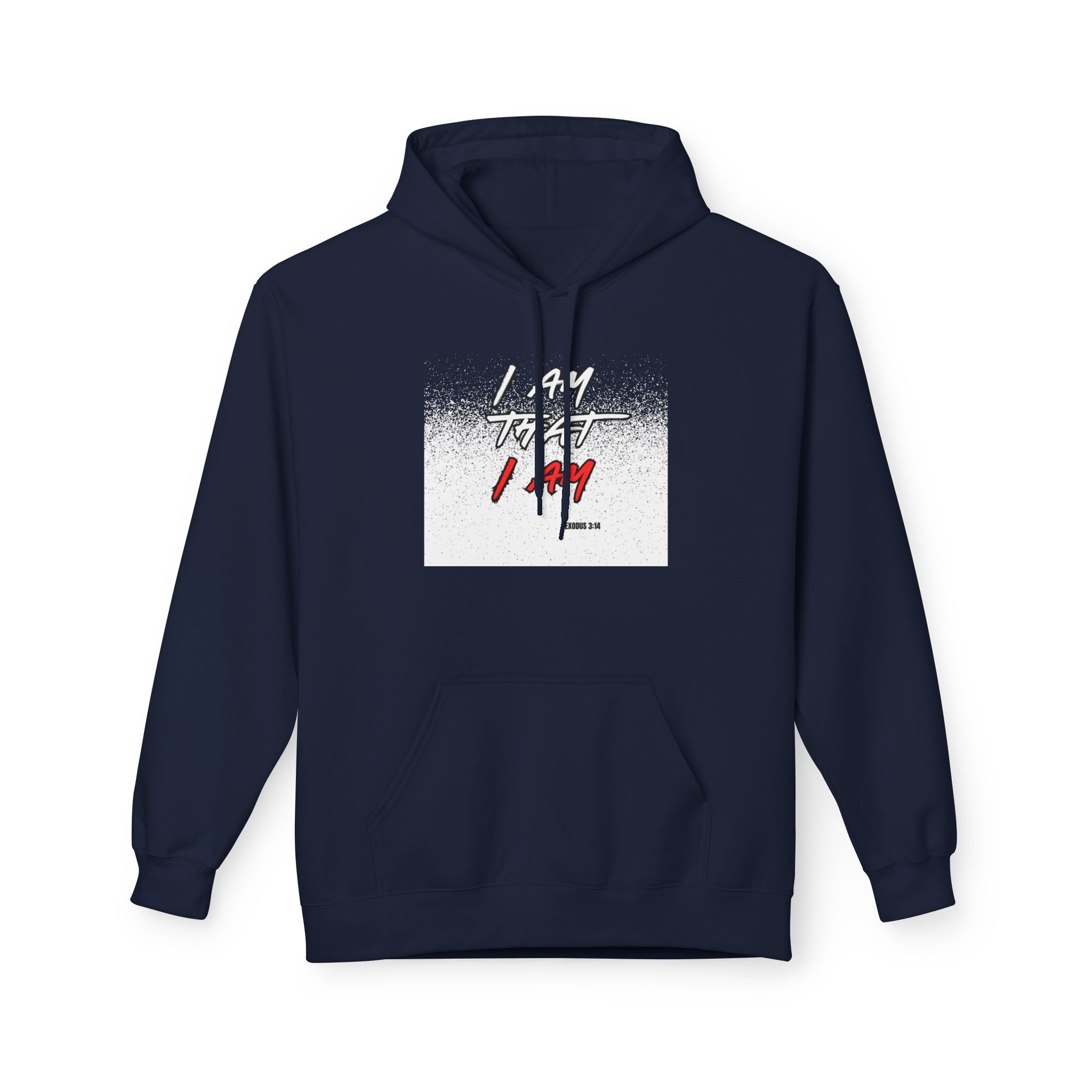 Hoodie — 'Lazy Today, Lady Tomorrow' Minimal Script Hoodie (White)