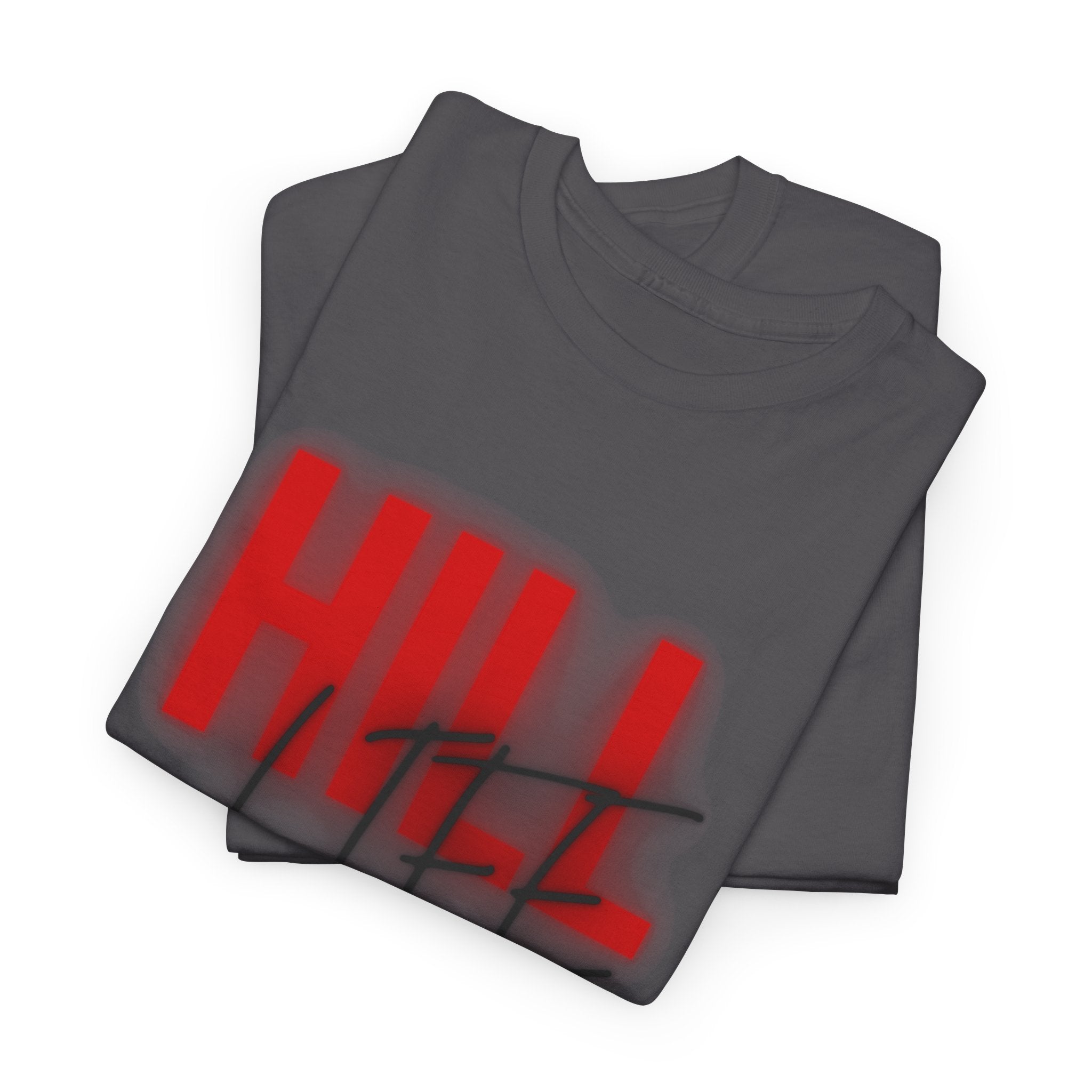 Hill Life Tee — Red Gradient Graphic T-Shirt
