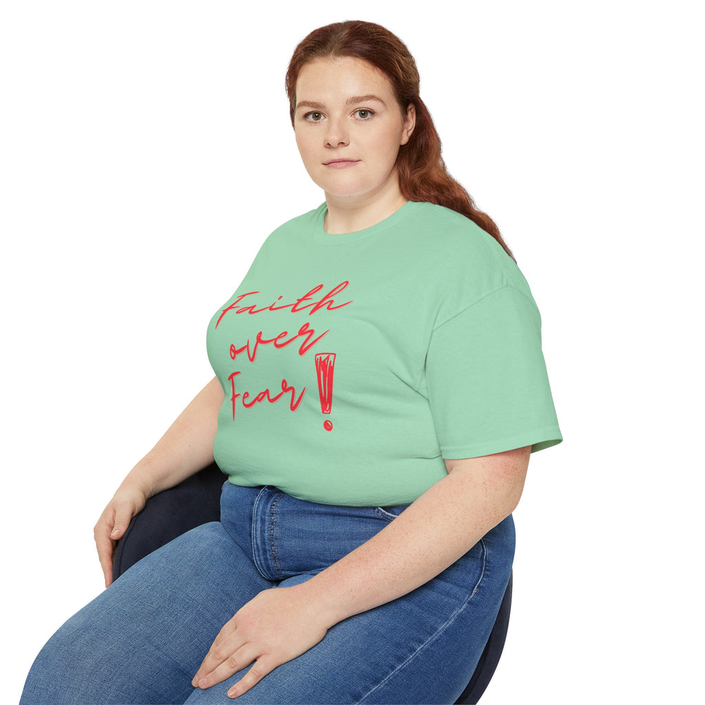 Faith Over Fear T‑Shirt — Inspirational Christian Tee