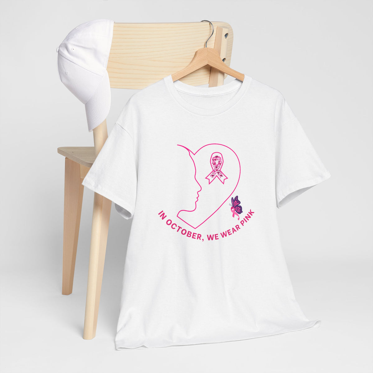 Breast Cancer Awareness T-Shirt — "In October, We Wear Pink" Tee