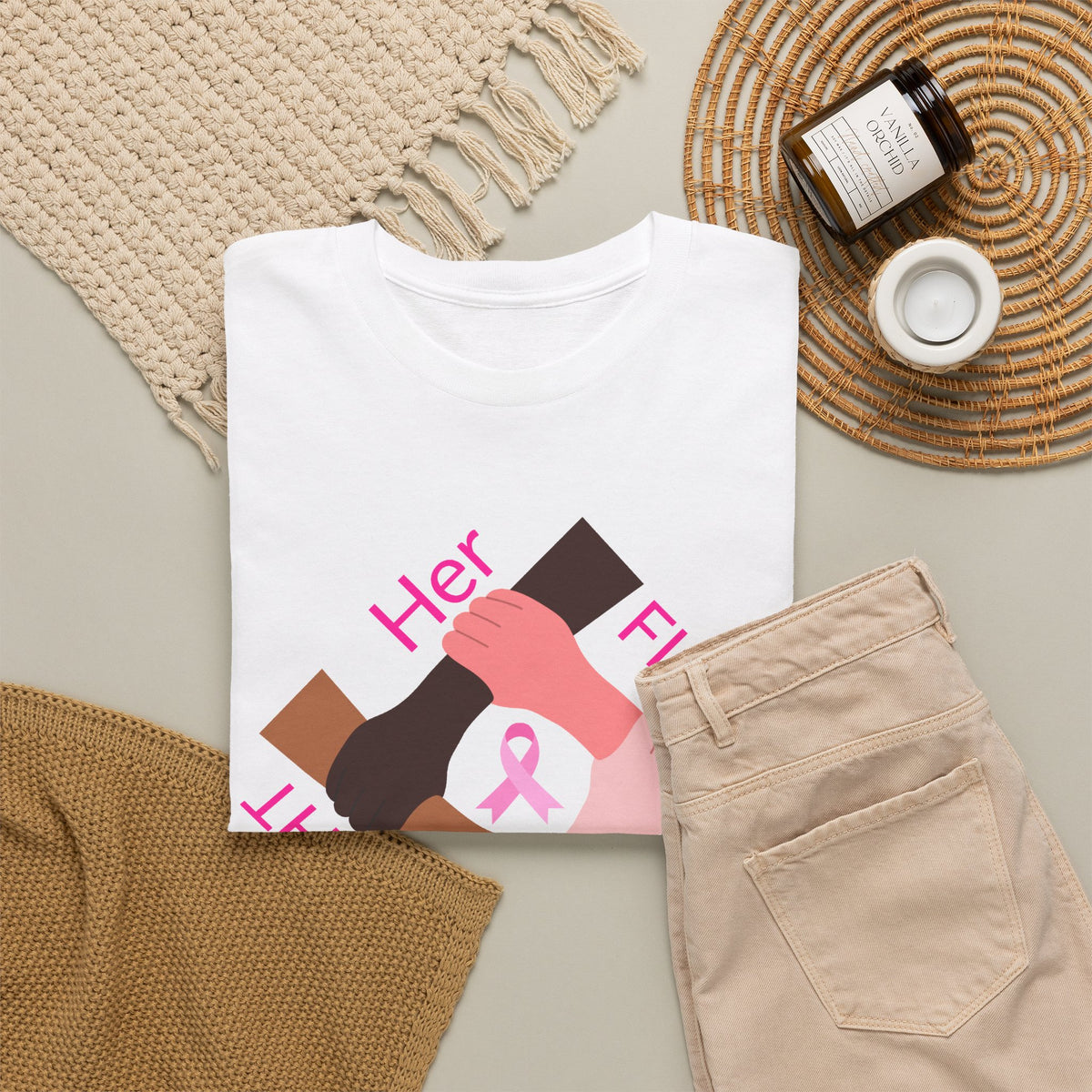 Sisters in the Fight Breast Cancer Awareness T-Shirt