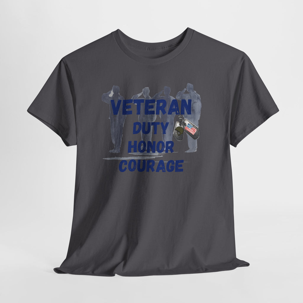 Veteran Duty Honor Courage T-Shirt – Military Tribute Tee