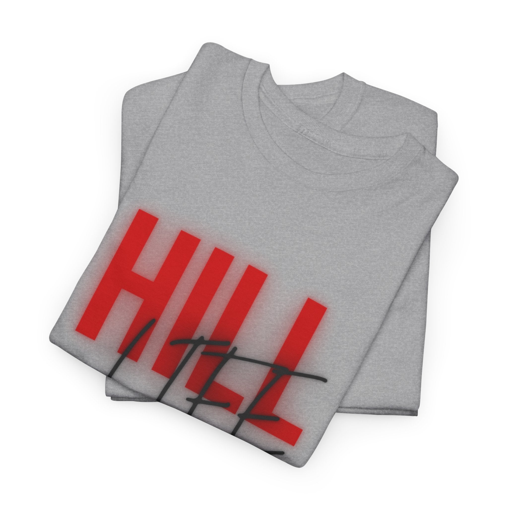 Hill Life Tee — Red Gradient Graphic T-Shirt