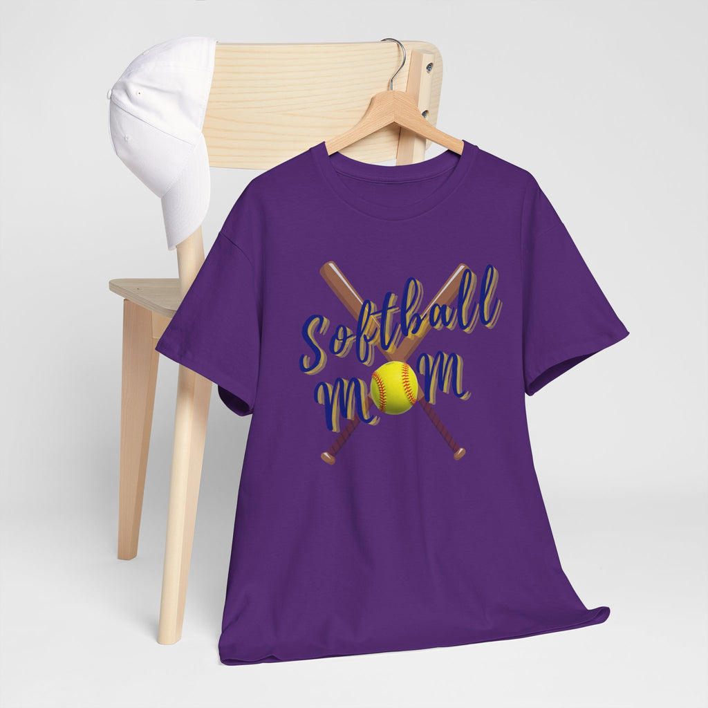 Softball Mom T-Shirt — Bat & Ball Graphic Tee