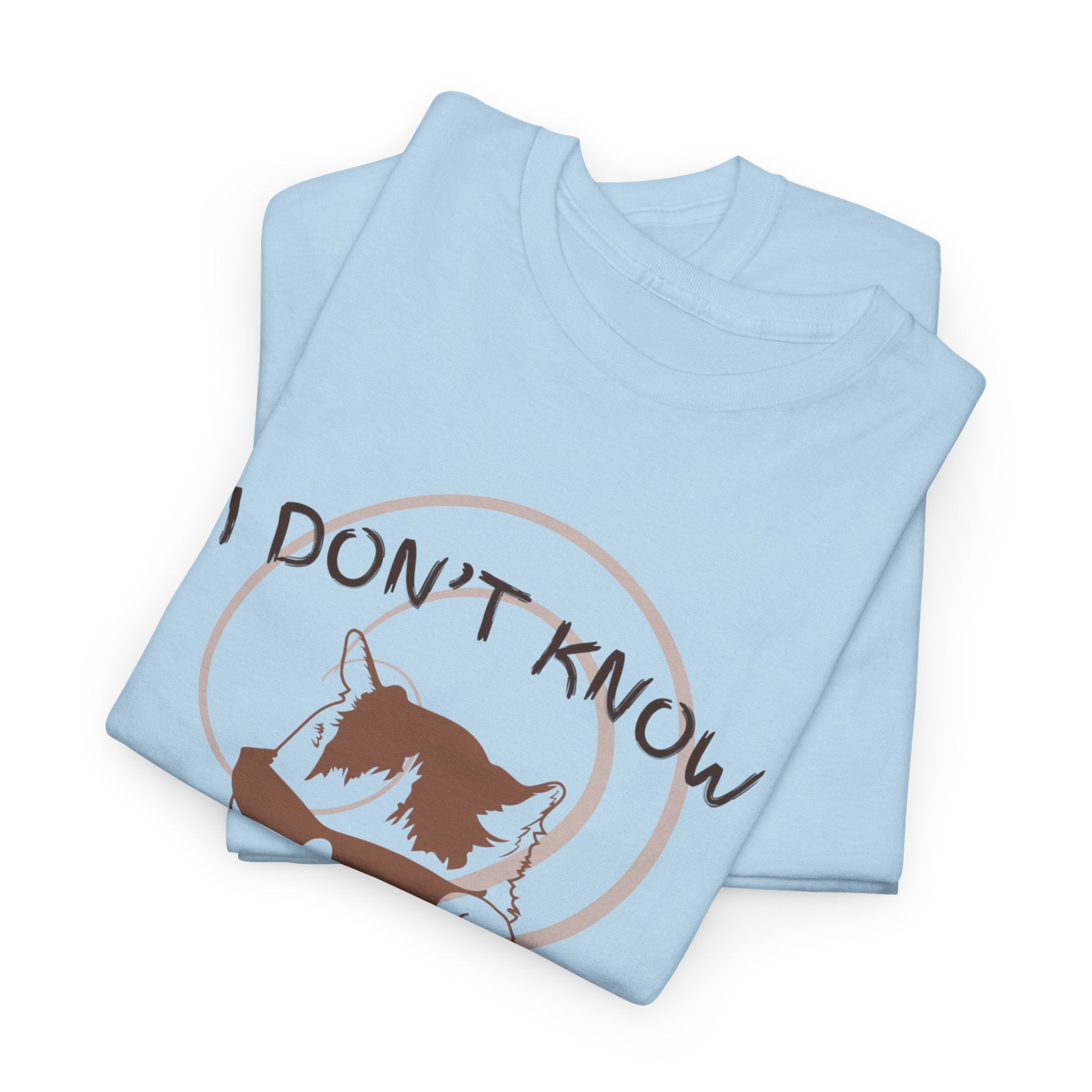Cat Graphic Tee — "I Don't Know These People" Introvert Humor Shirt