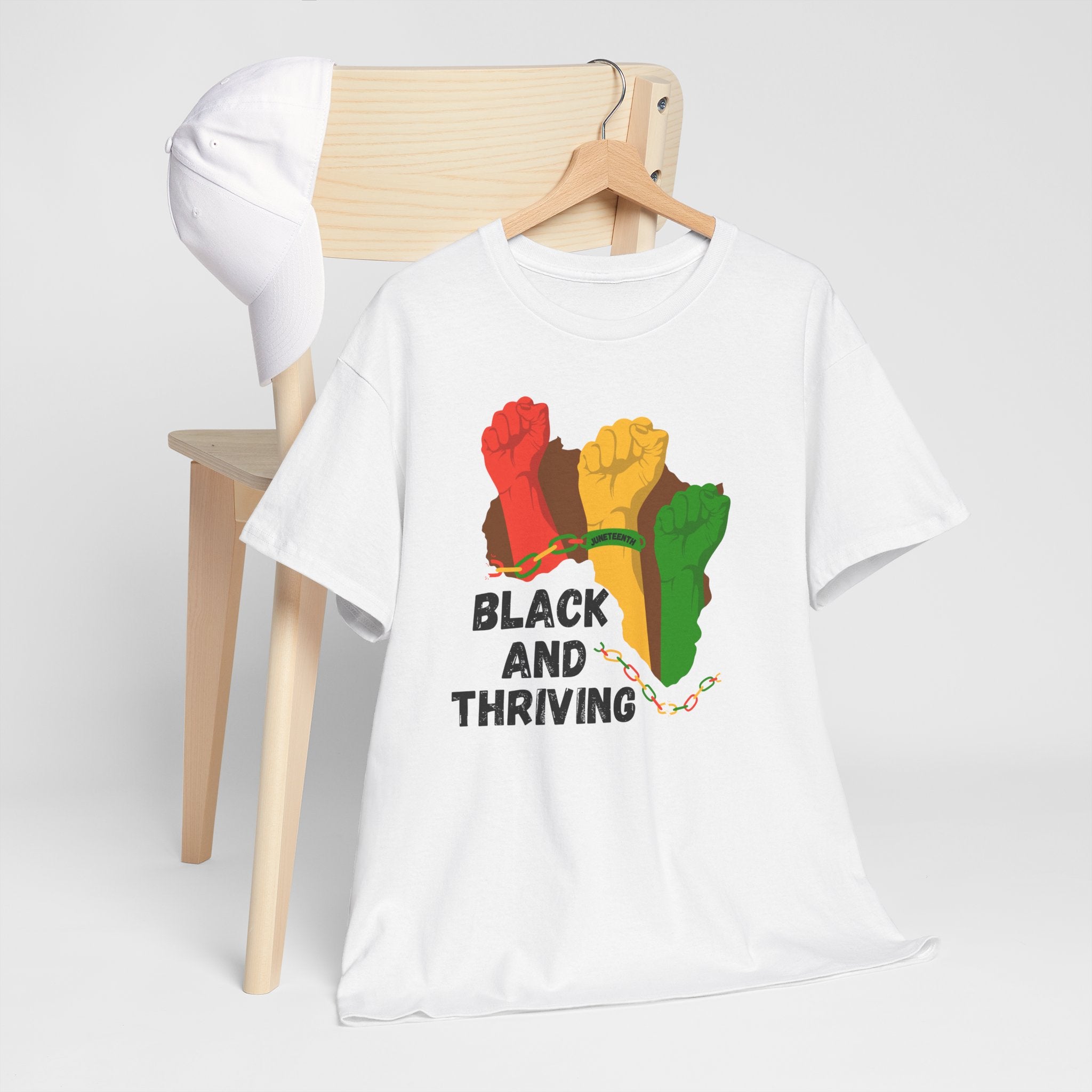 Juneteenth 'Black and Thriving, No Apologies' Tee
