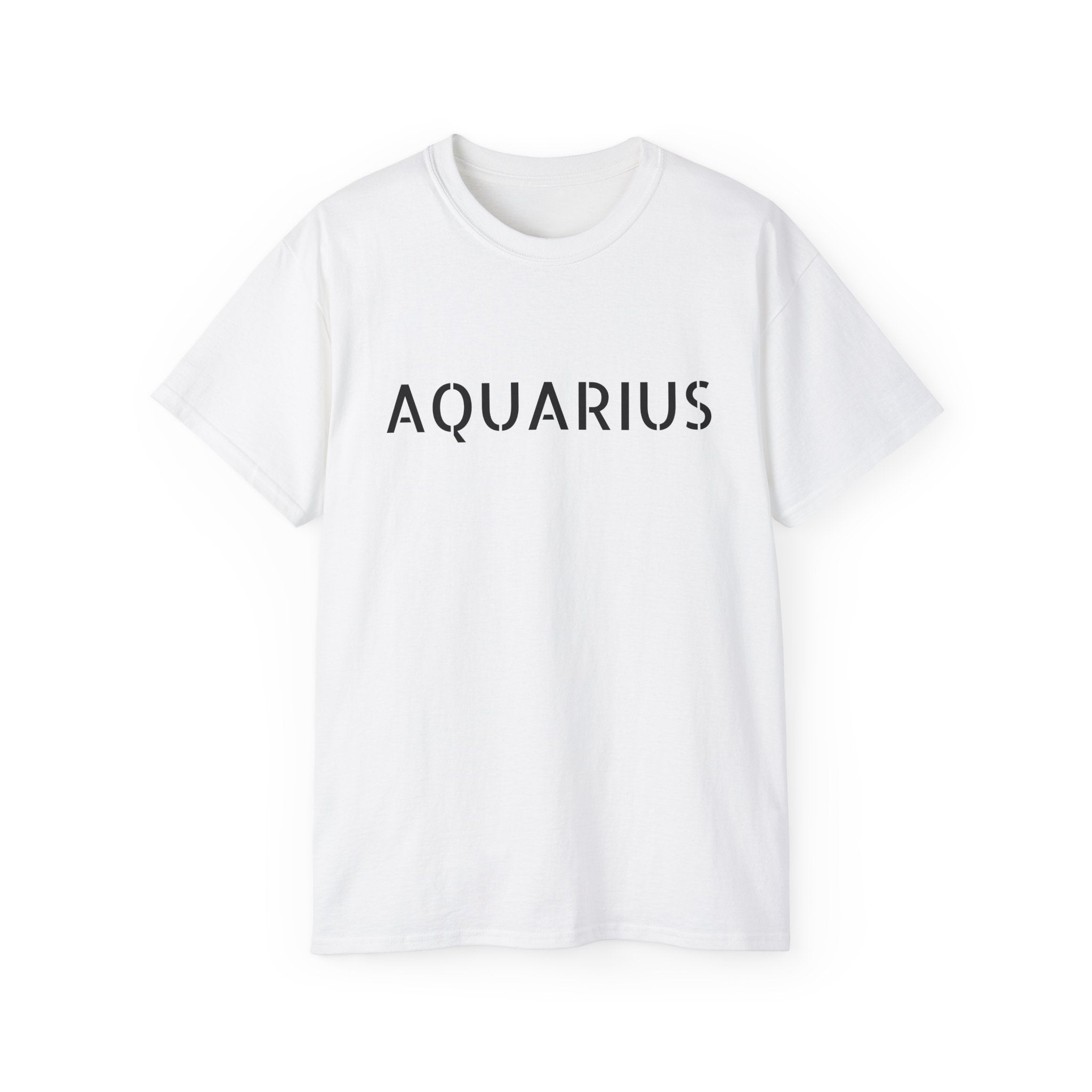 Aquarius Unisex Ultra Cotton Tee - Zodiac Astrology Graphic Shirt
