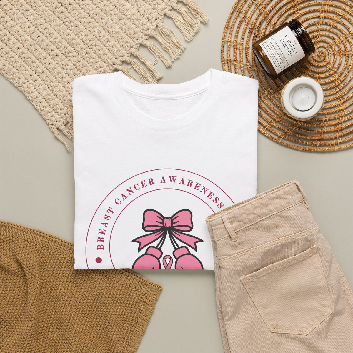 Breast Cancer Awareness T-Shirt — “Giving Up Is Not An Option” Pink Ribbon Tee