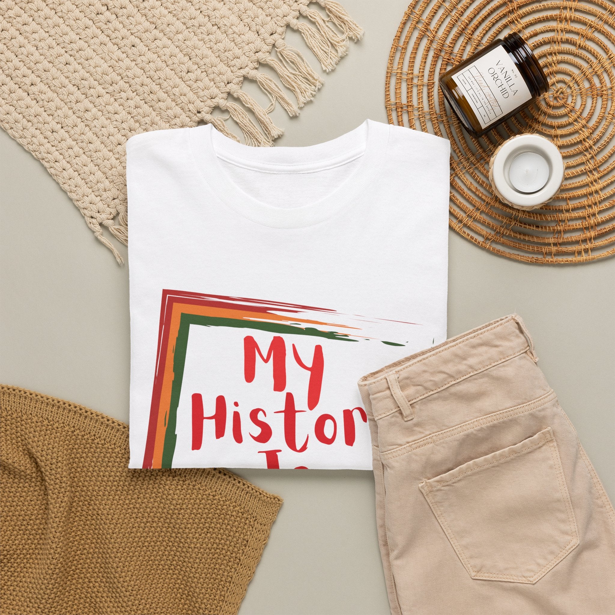 My History Is Strong T-Shirt — Empowerment Statement Tee