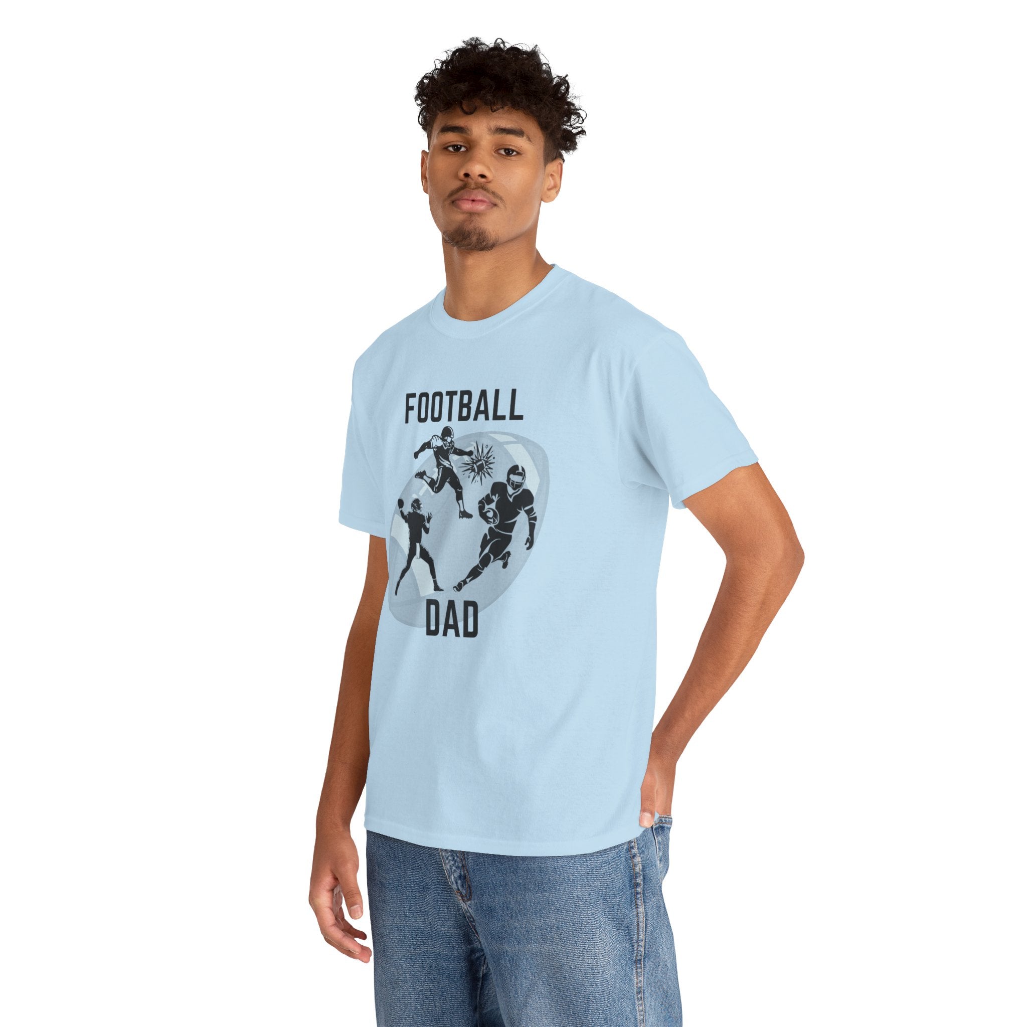 Football Dad T-Shirt – Proud Sideline Tee for Dad