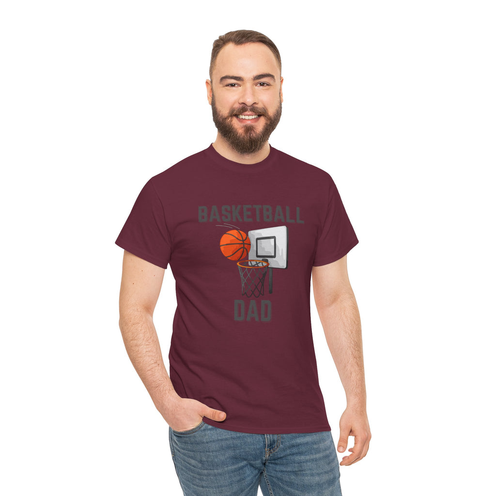 Basketball Dad T-Shirt — Dad Gift, Basketball Coach & Game Day Tee