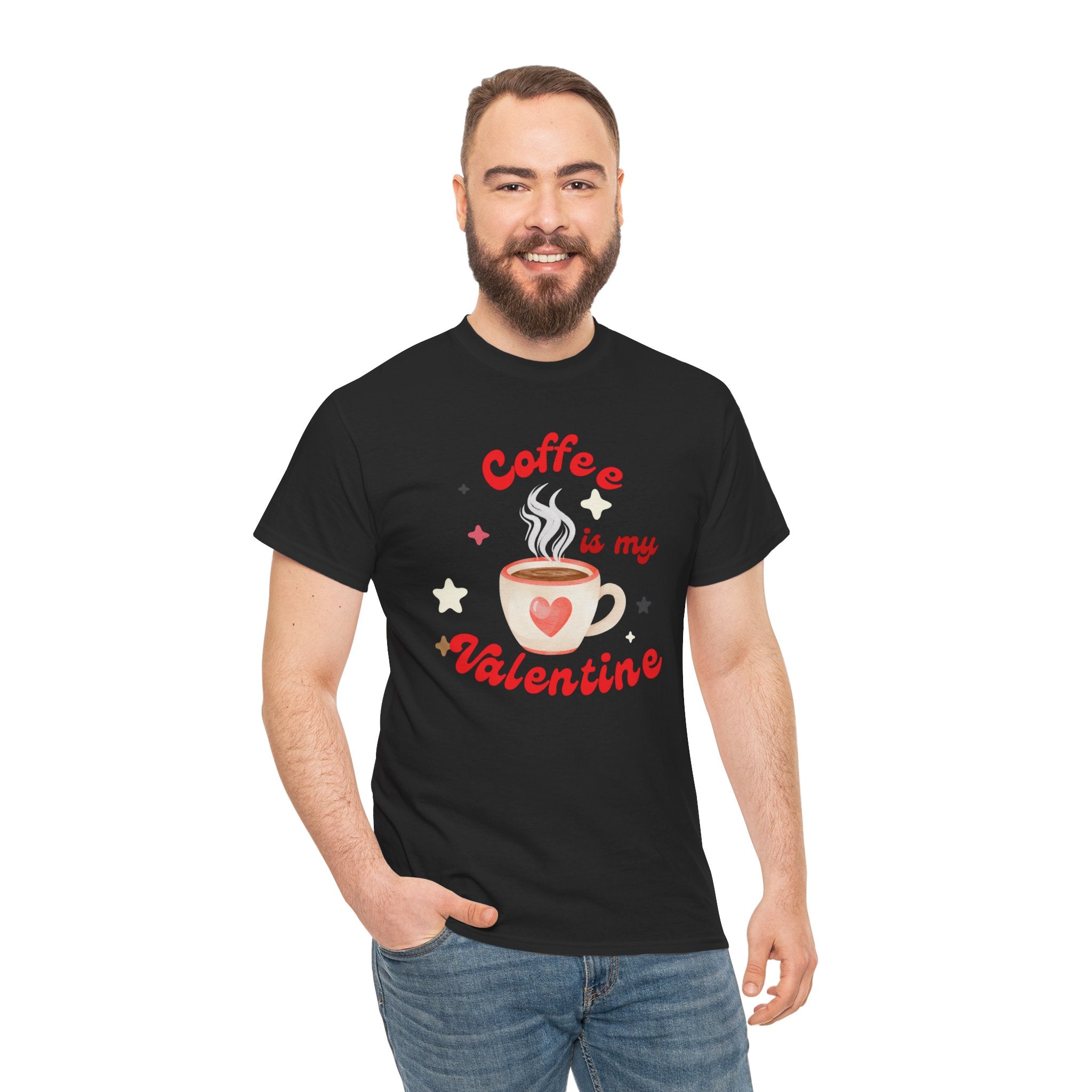 Coffee Is My Valentine Tee — Cute Valentine’s Day Coffee Shirt