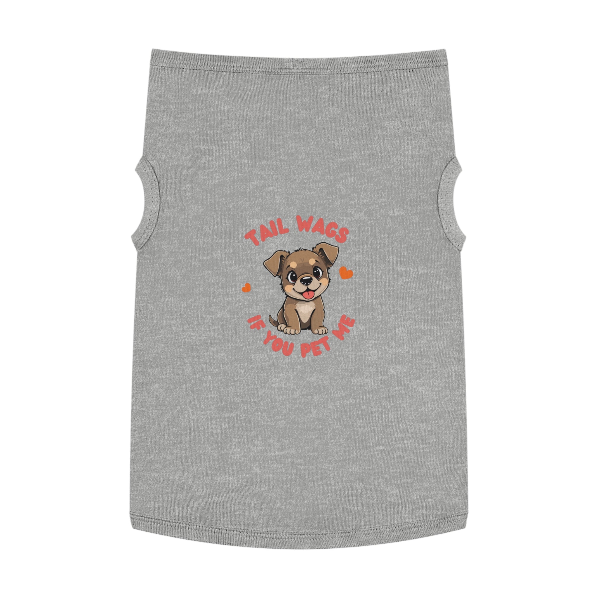 "Tail Wags...pet me" Pet Tank Top