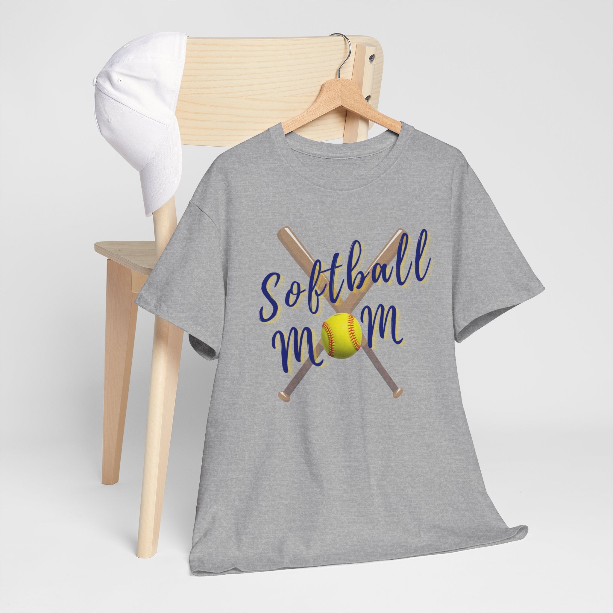 Softball Mom T-Shirt — Bat & Ball Graphic Tee