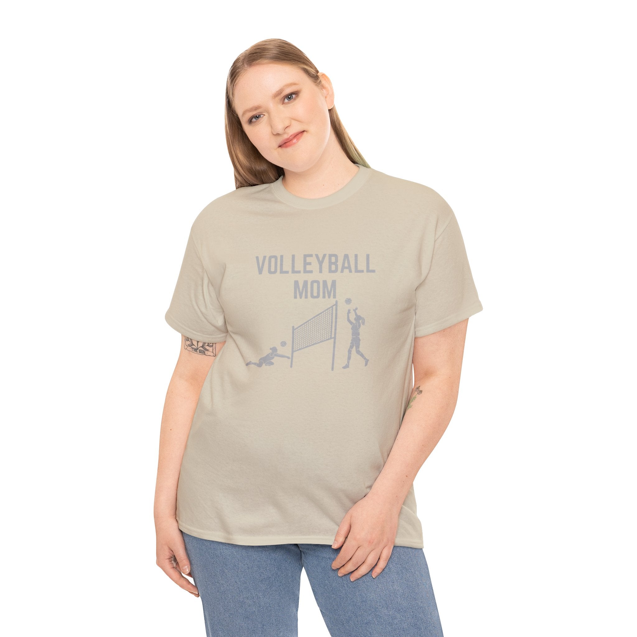 Volleyball Mom T-Shirt — Graphic Volleyball Mom Tee for Game Day