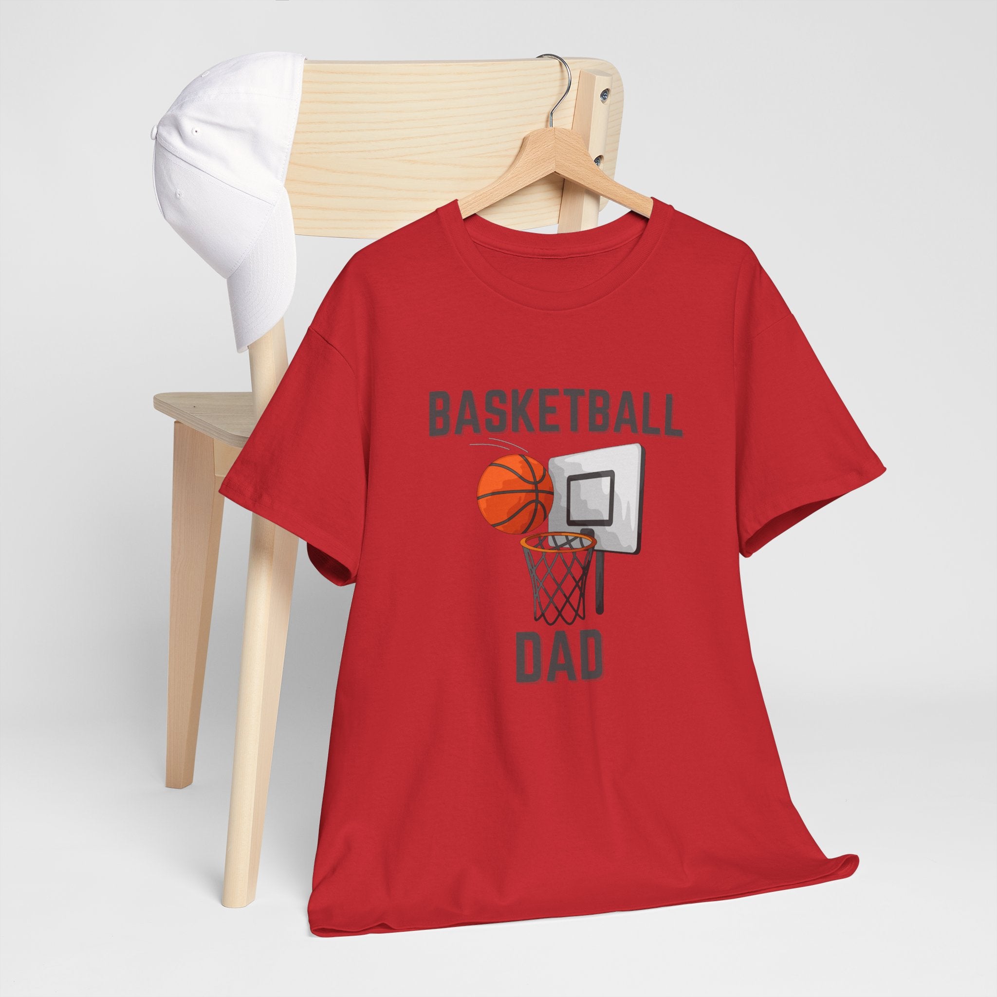 Basketball Dad T-Shirt — Dad Gift, Basketball Coach & Game Day Tee
