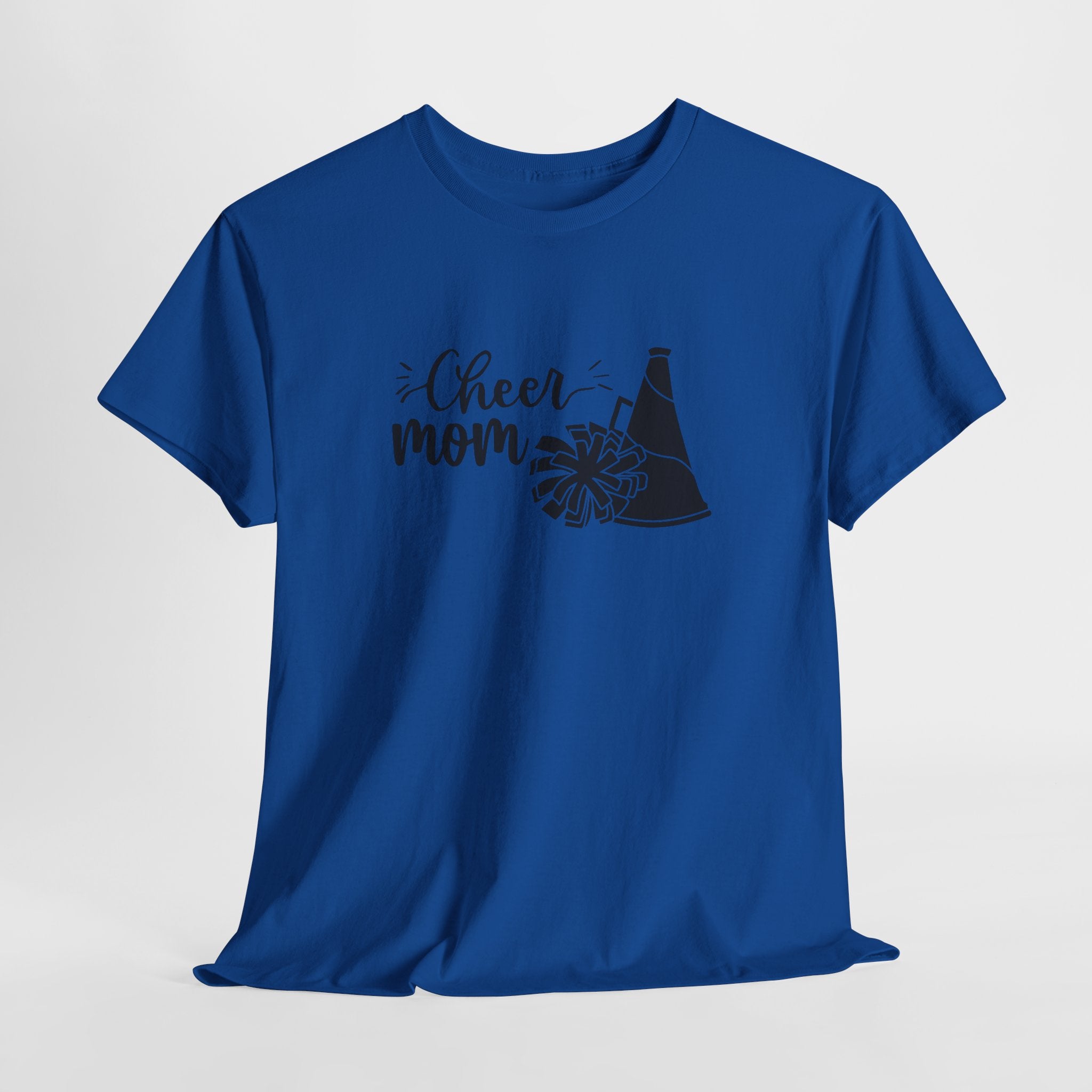 Cheer Mom T-Shirt — Pom Pom & Megaphone Mom Tee